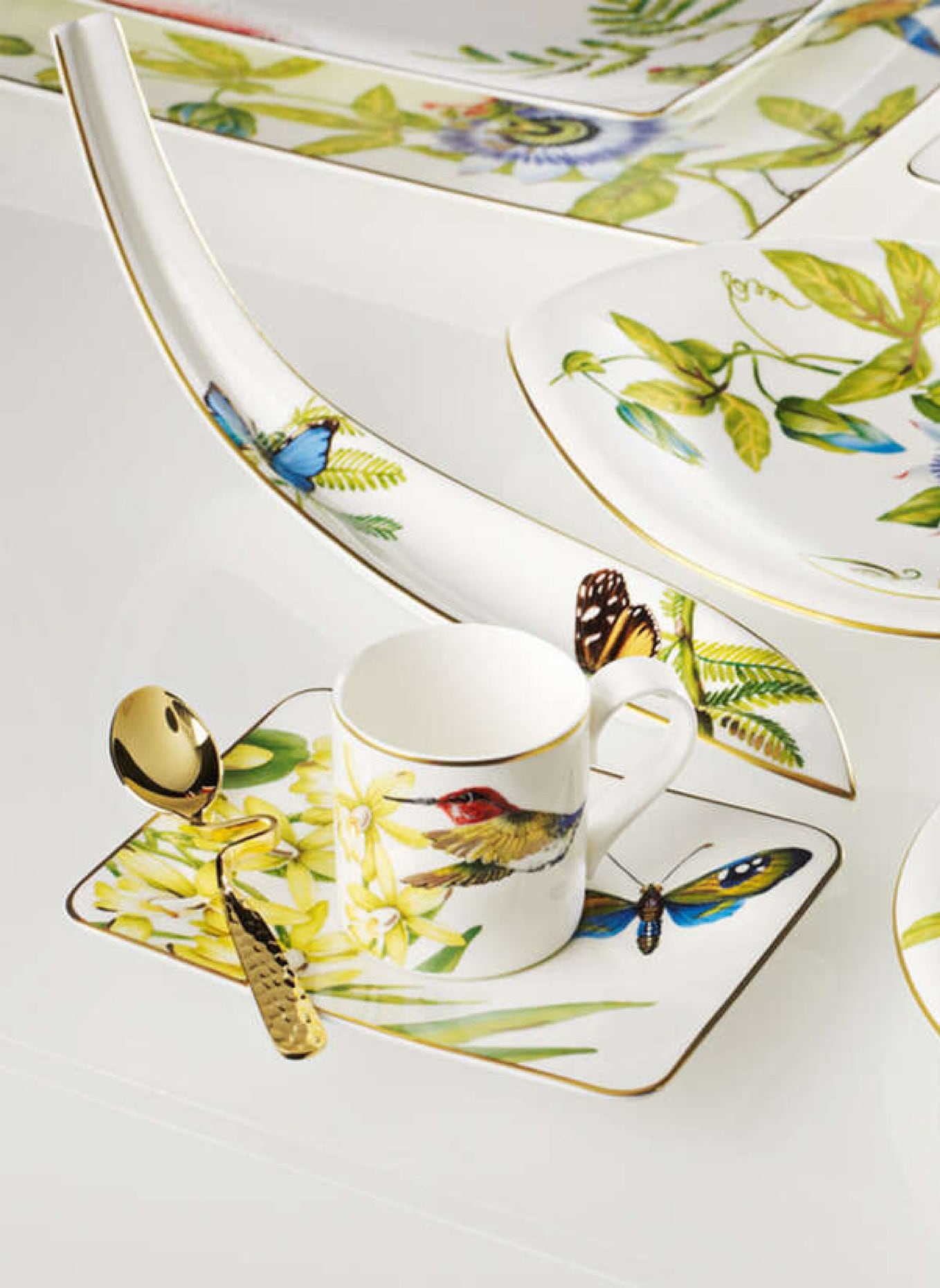 Villeroy & Boch Espressotasse AMAZONIA: GELB/ GRÜN/ BLAU/ ROT