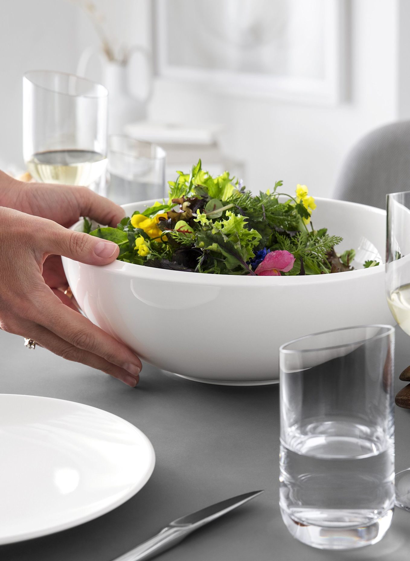 Villeroy & Boch Schüssel rund L NEWMOON: WEISS