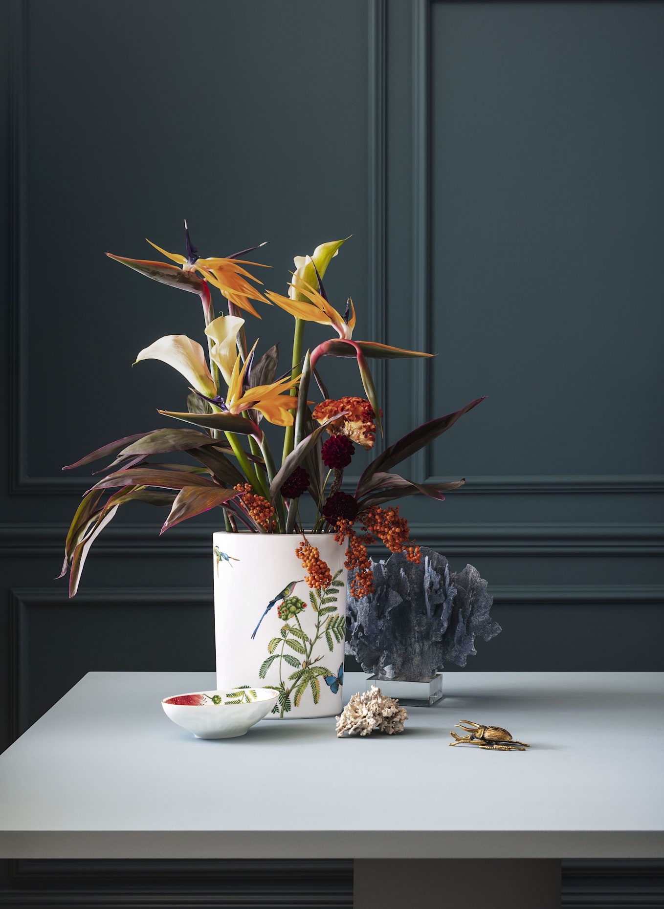 Villeroy & Boch Vase AMAZONIA: GELB/ GRÜN/ BLAU/ ROT