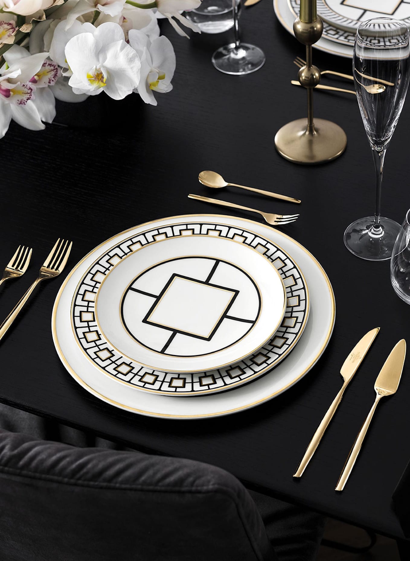Villeroy & Boch Tafelbesteck 70tlg. METROCHIC D'OR: GOLD