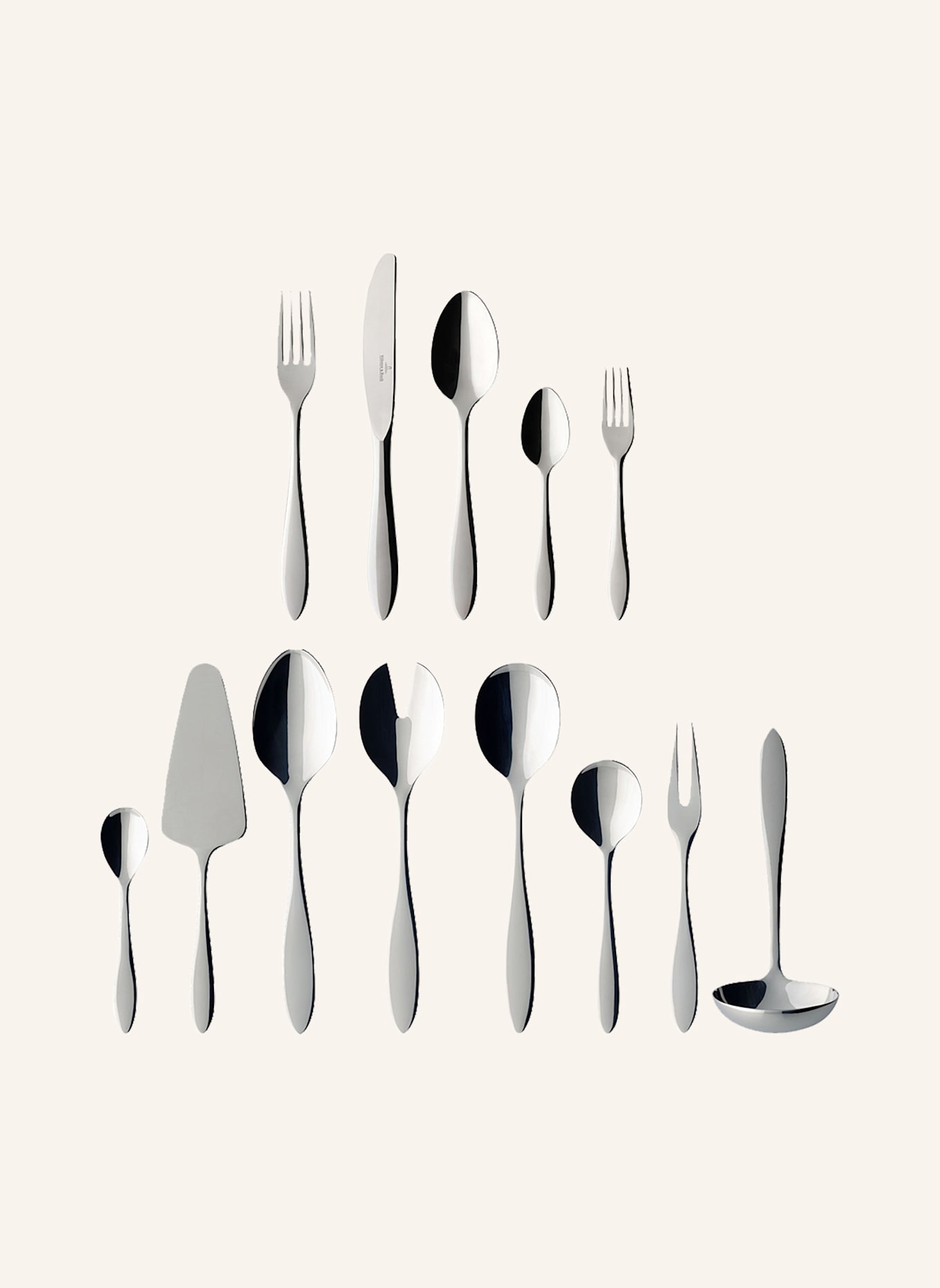 Villeroy & Boch Tafelbesteck 68tlg. ARTHUR: SILBER