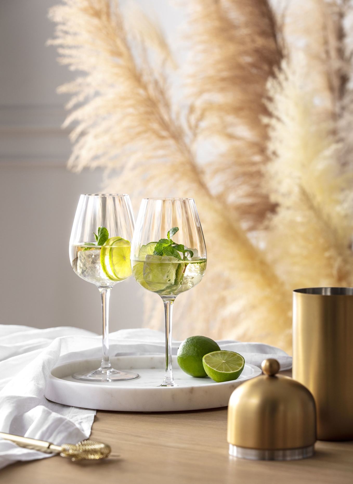 Villeroy & Boch Weißweinkelch, Set 4tlg. ROSE GARDEN: WEISS