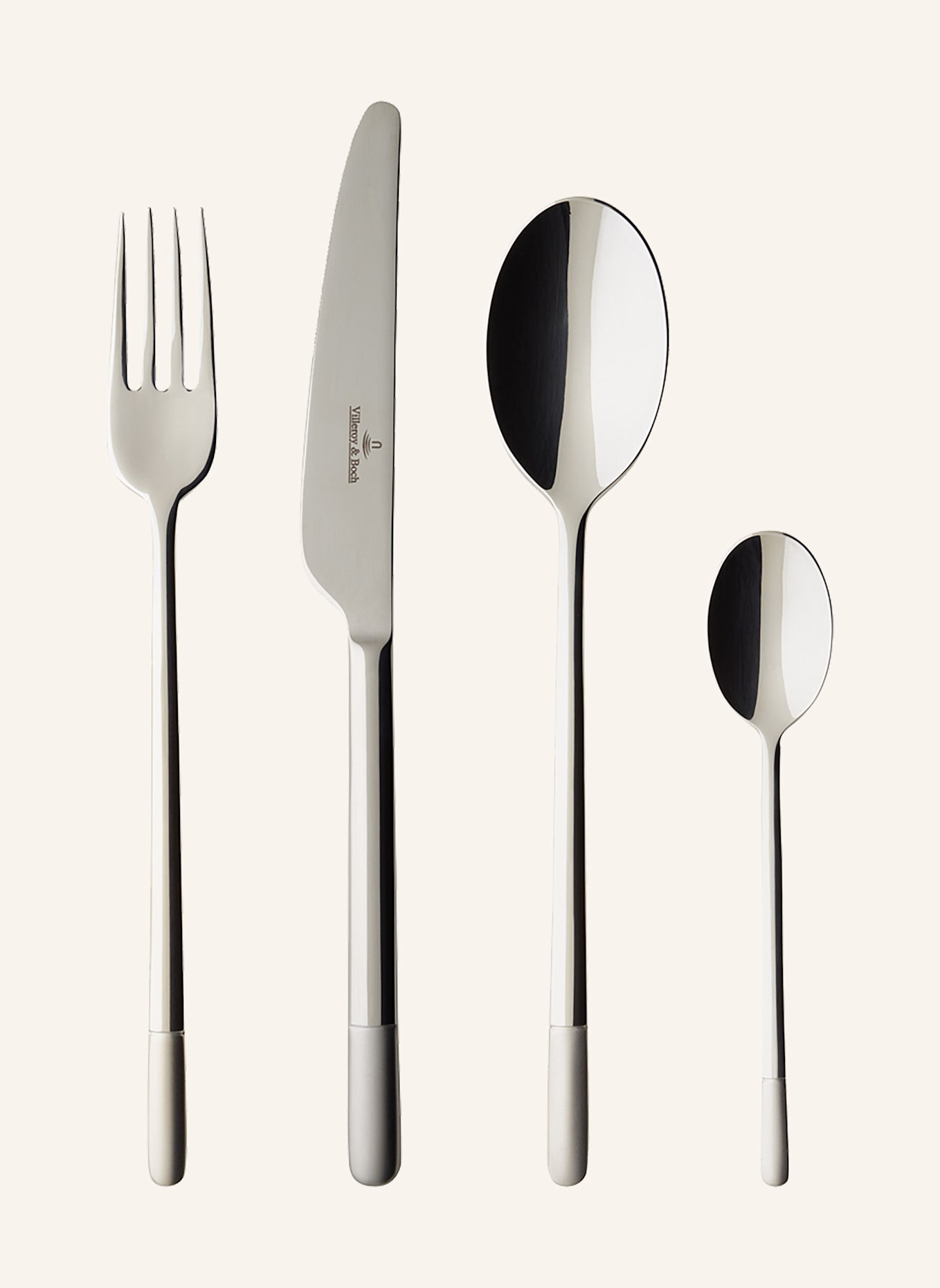 Villeroy & Boch Tafelbesteck 24tlg. ELLA SATINIERT: SILBER
