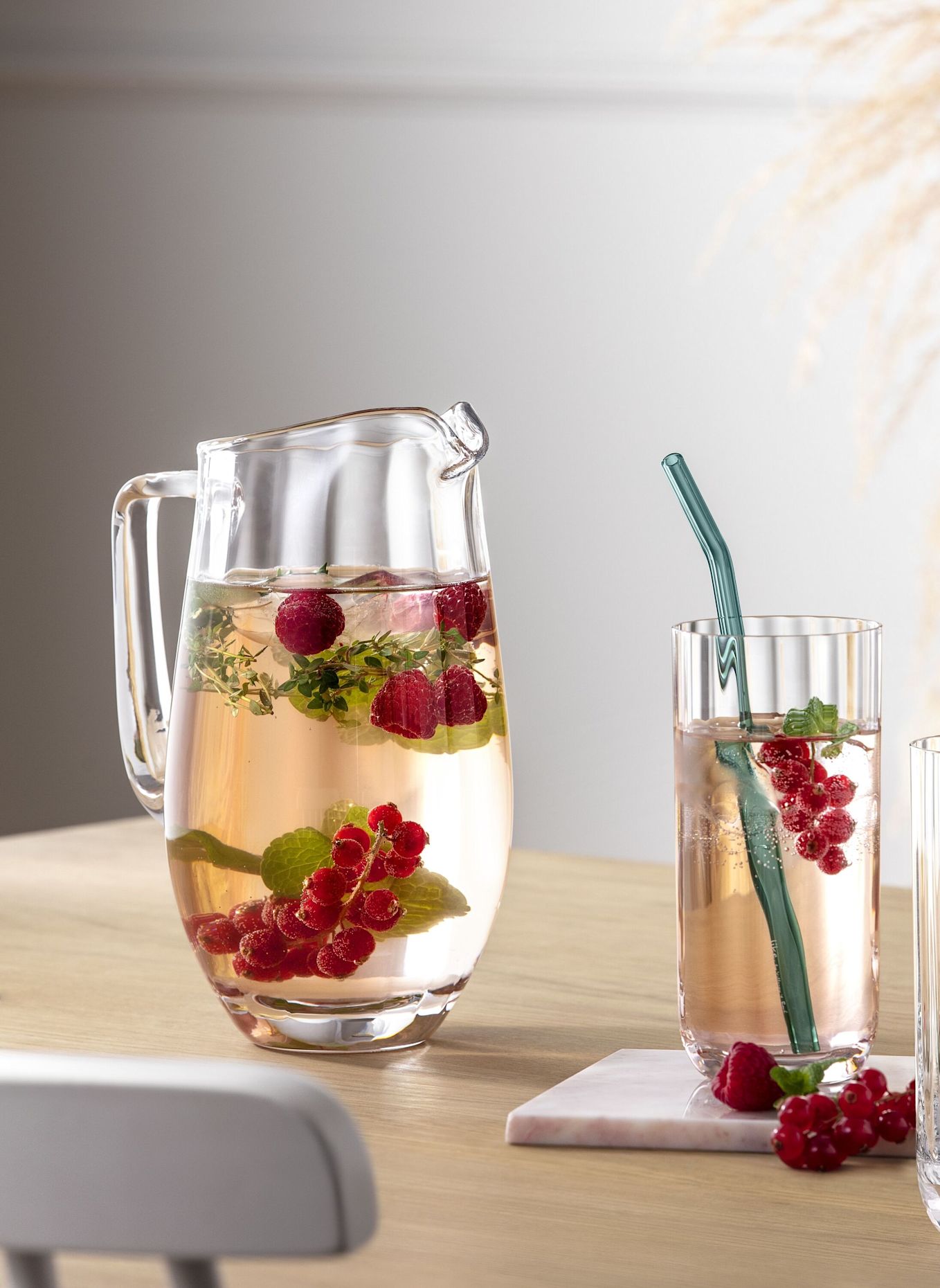 Villeroy & Boch Glaskrug ROSE GARDEN: WEISS