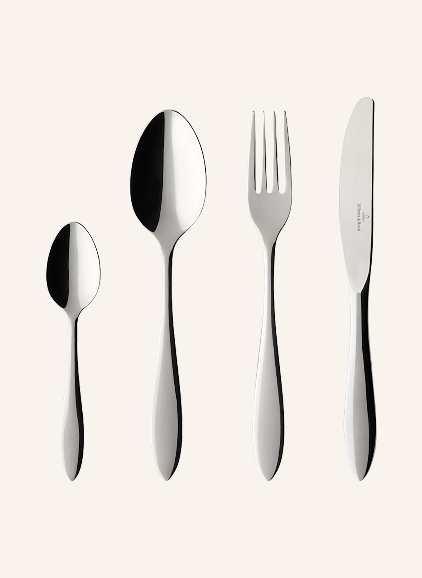 Villeroy & Boch Tafelbesteck 24tlg. ARTHUR: SILBER