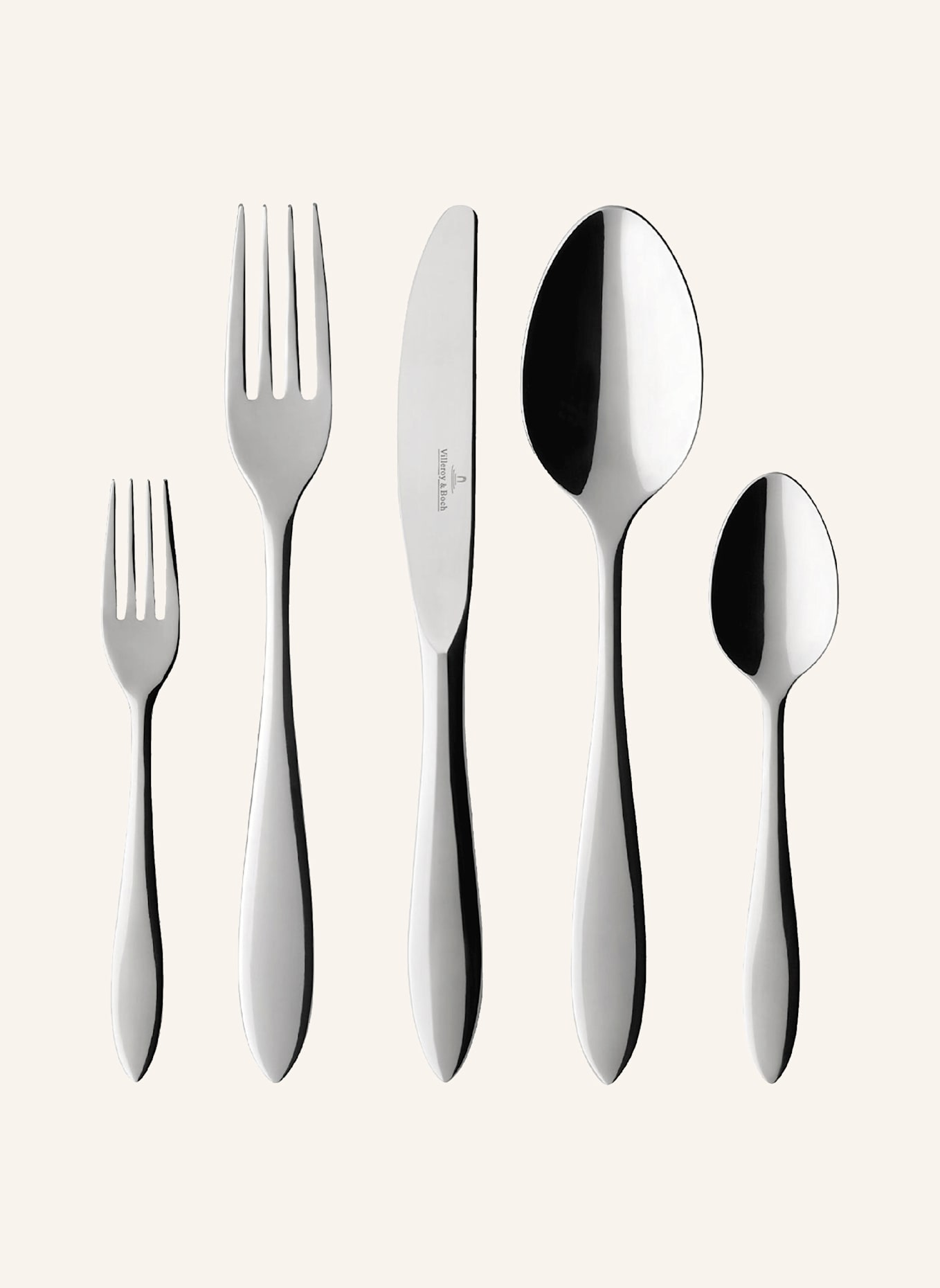 Villeroy & Boch Tafelbesteck 30tlg. ARTHUR: SILBER
