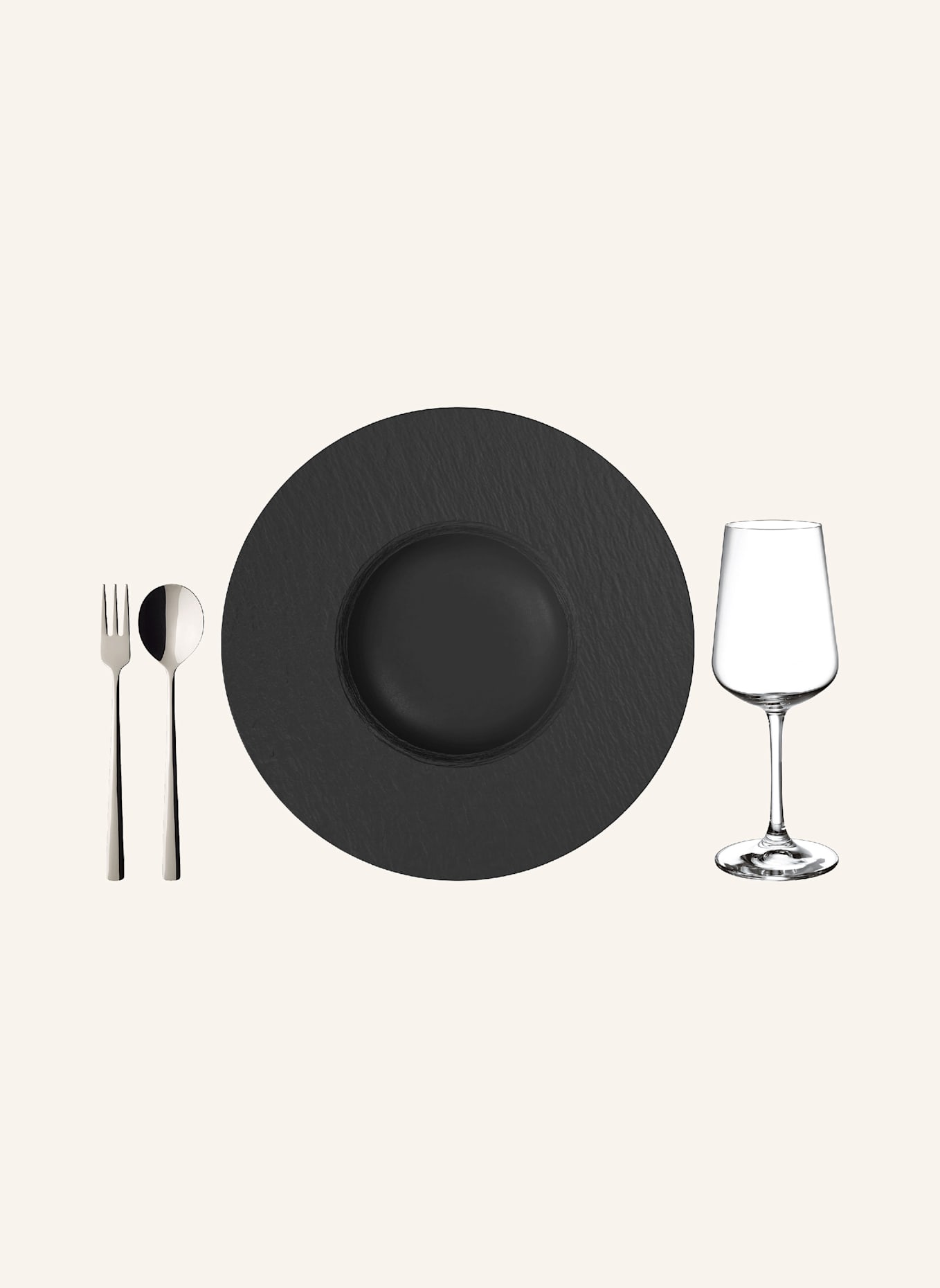 Villeroy & Boch Pastaset 12tlg. EC MANUFACTURE ROCK: SCHWARZ