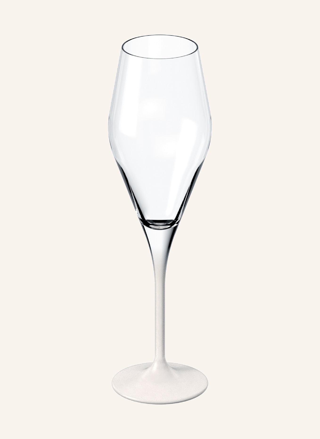 Villeroy & Boch Champagnerglas, Set 4tlg. MANUFACTURE ROCK BLANC: WEISS