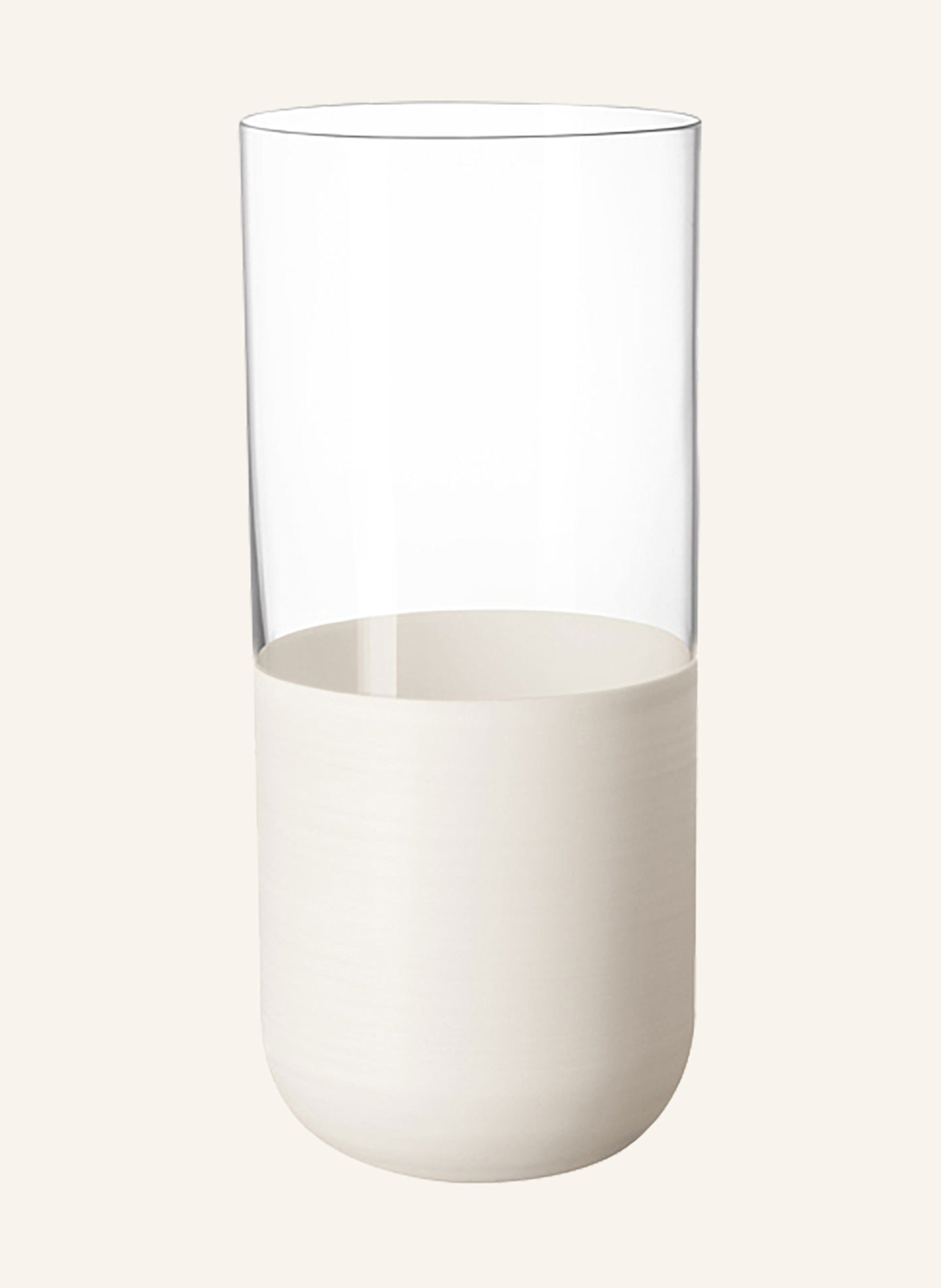 Villeroy & Boch Longdrink-Glas, Set 4tlg. MANUFACTURE ROCK BLANC: WEISS