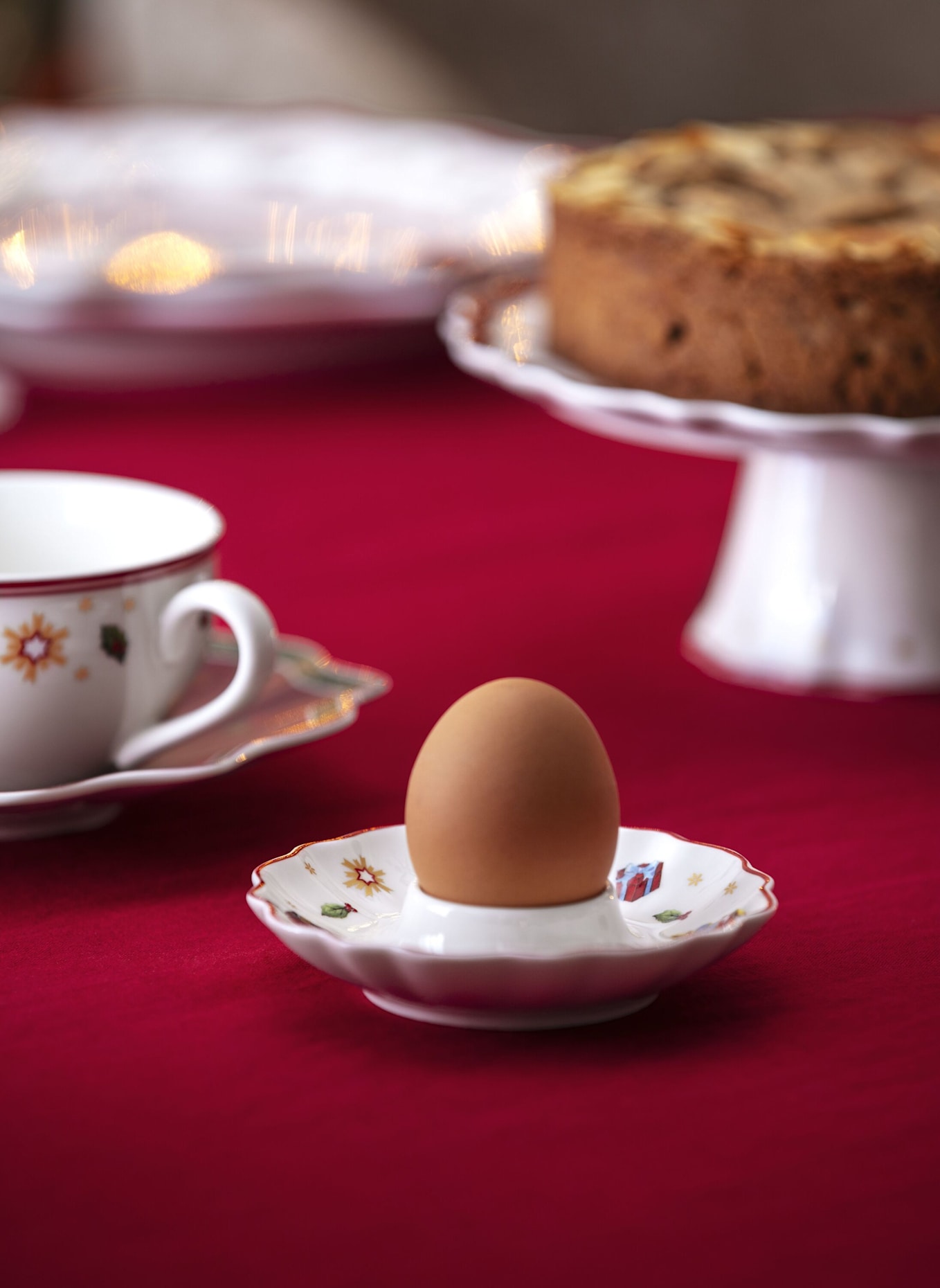 Villeroy & Boch Eierbecher TOY'S DELIGHT: ROT/ WEISS