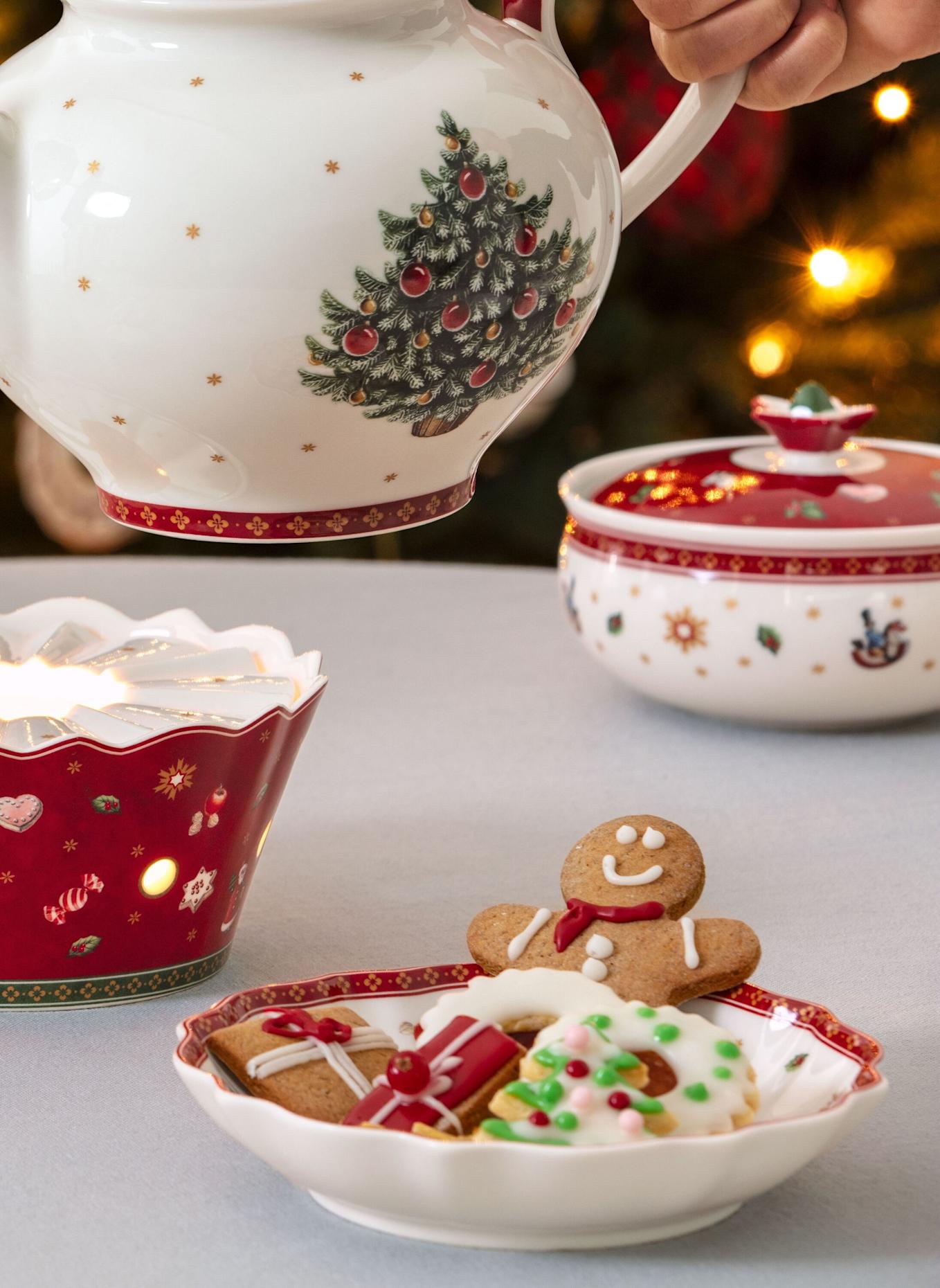 Villeroy & Boch Schale klein TOY'S DELIGHT: ROT/ WEISS