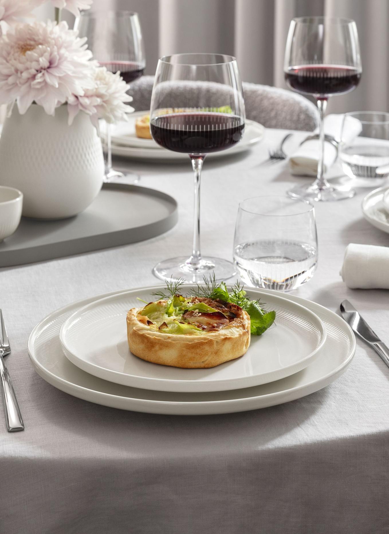 Villeroy & Boch Frühstücksteller AFINA: WEISS