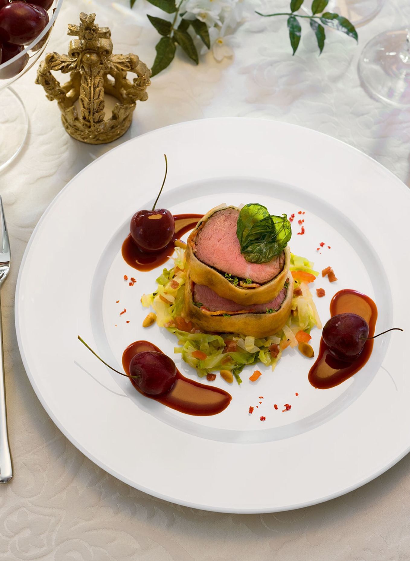 Villeroy & Boch Speiseteller ROYAL: WEISS