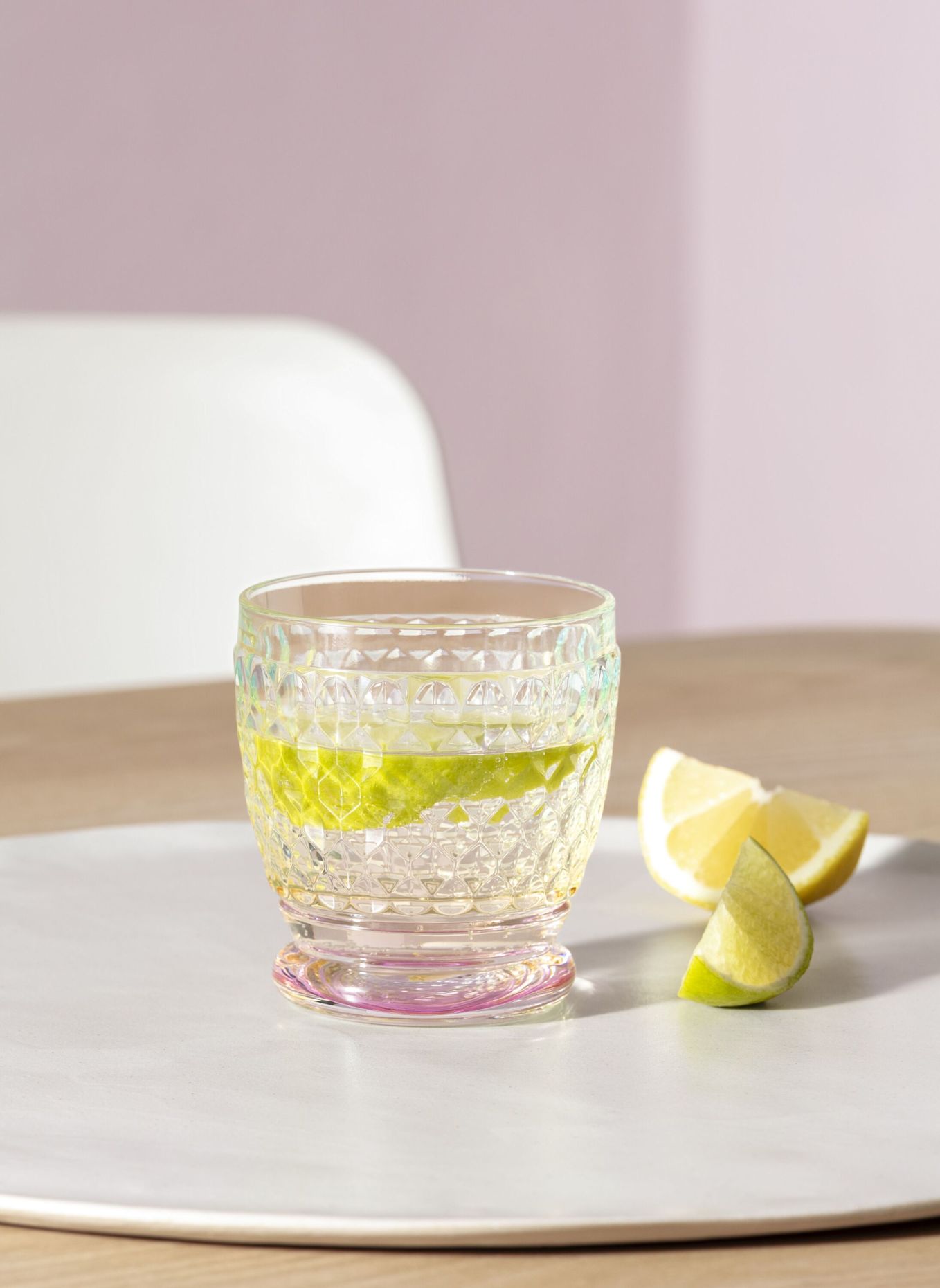 Villeroy & Boch Wasserglas BOSTON PEARL: GELB/ GRÜN/ BLAU/ ROT