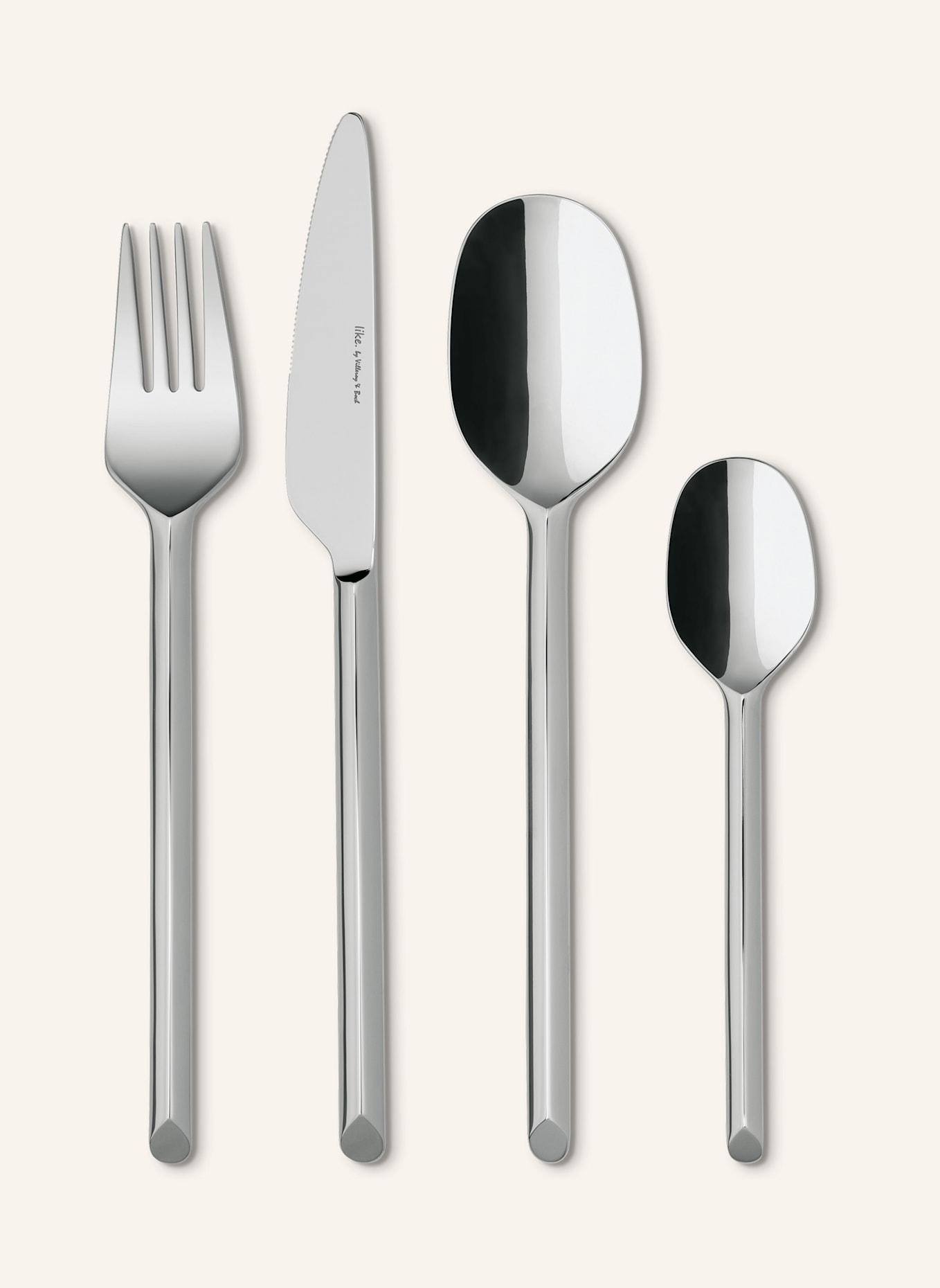 like. by Villeroy & Boch Besteckset 16tlg. LIKE: SILBER