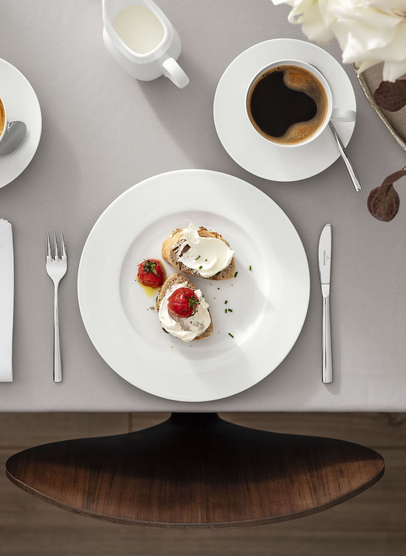 Villeroy & Boch Frühstücksteller groß ROYAL: WEISS