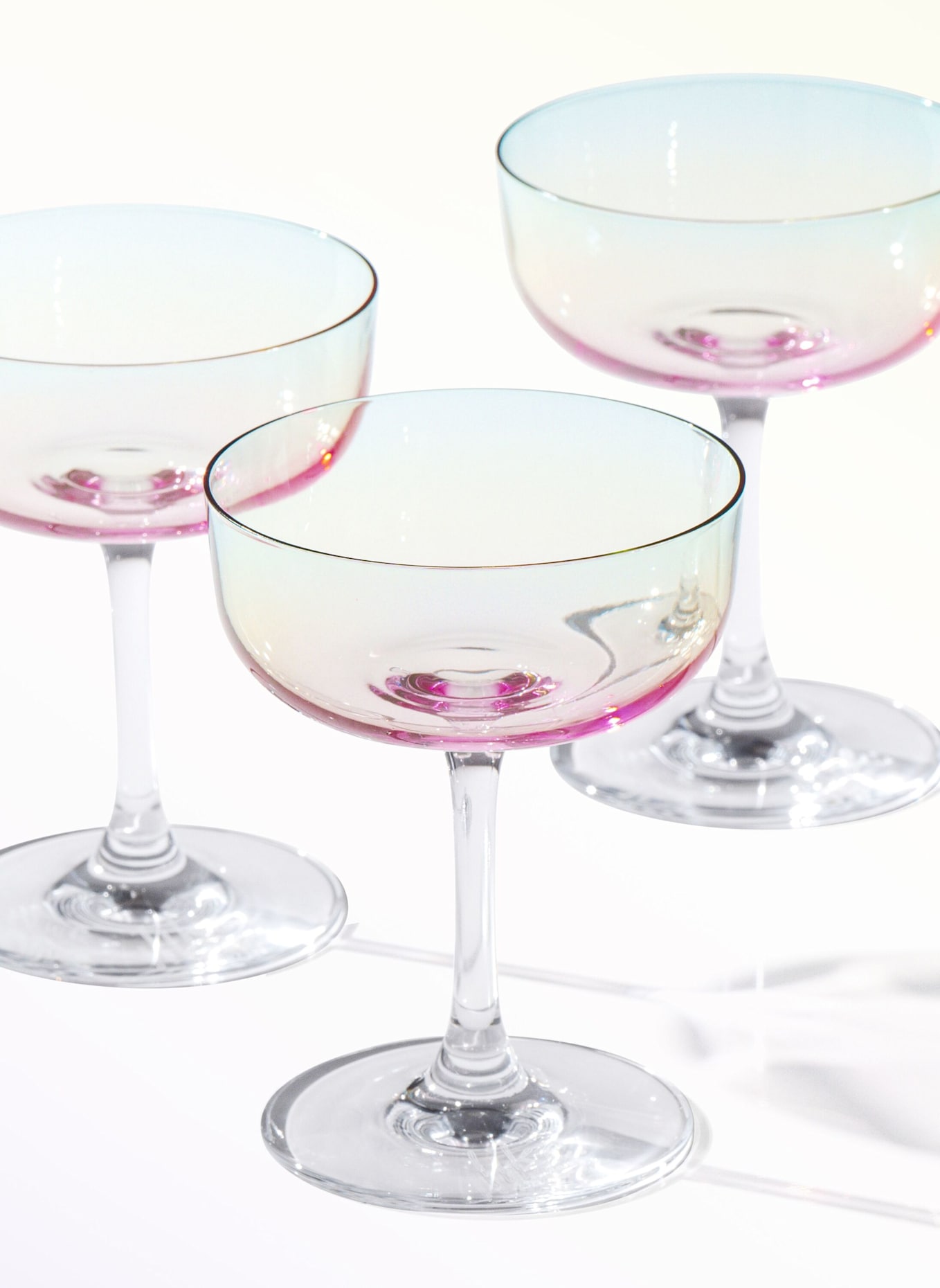 like. by Villeroy & Boch Sekt-/Champagnerschale, Set 2tlg LIKE PEARL: GELB/ GRÜN/ BLAU/ ROT