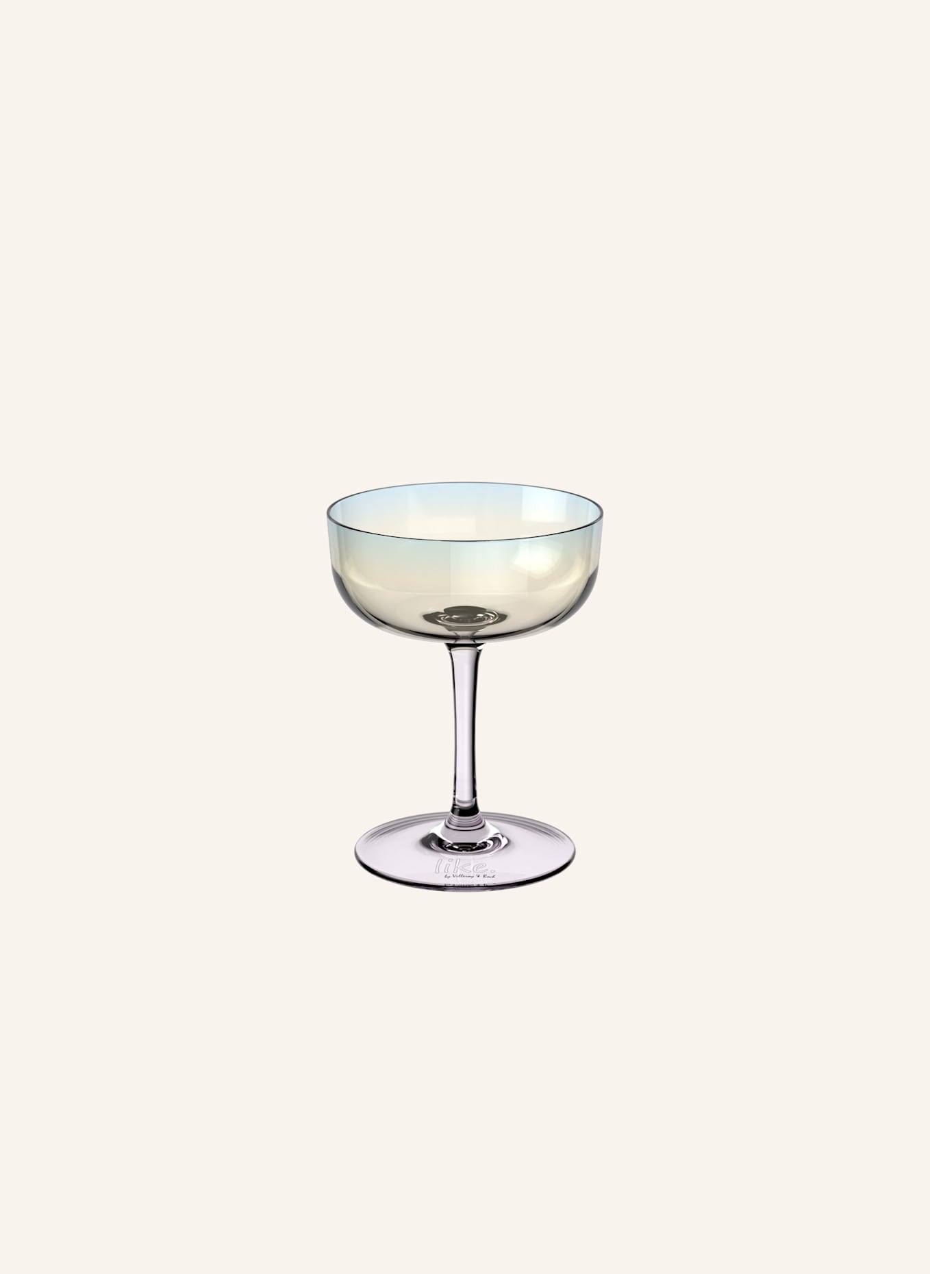 like. by Villeroy & Boch Sekt-/Champagnerschale, Set 2tlg LIKE PEARL: GELB/ GRÜN/ BLAU/ ROT