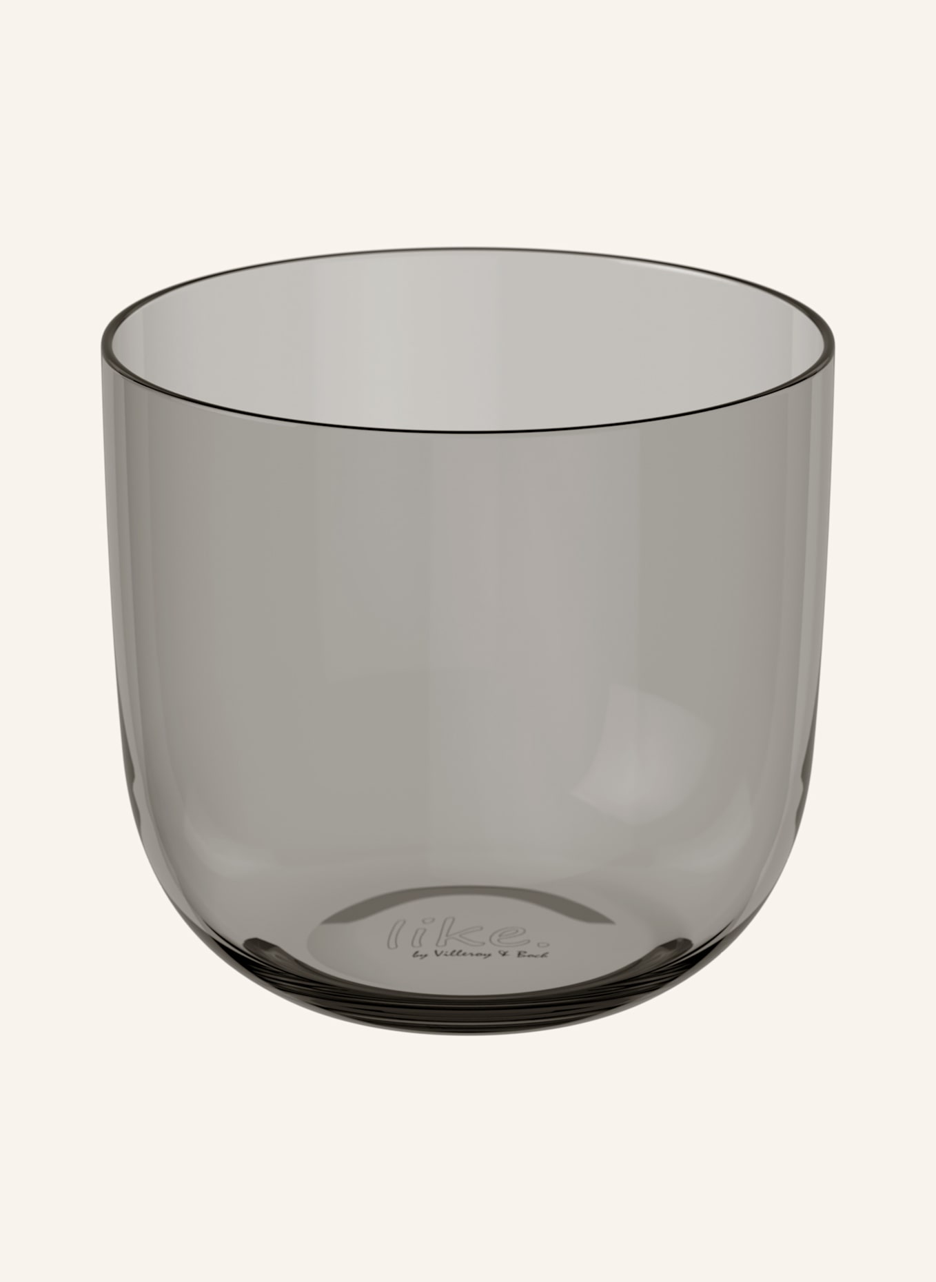 like. by Villeroy & Boch Wasserglas, Set 2tlg. LIKE SMOKE: GRAU