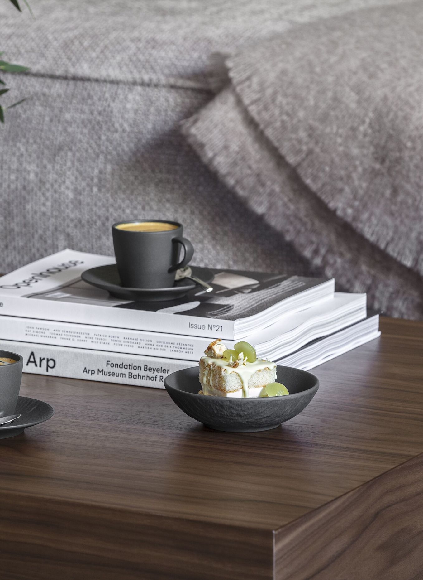 Villeroy & Boch Dessertschale MANUFACTURE ROCK: SCHWARZ/ GRAU