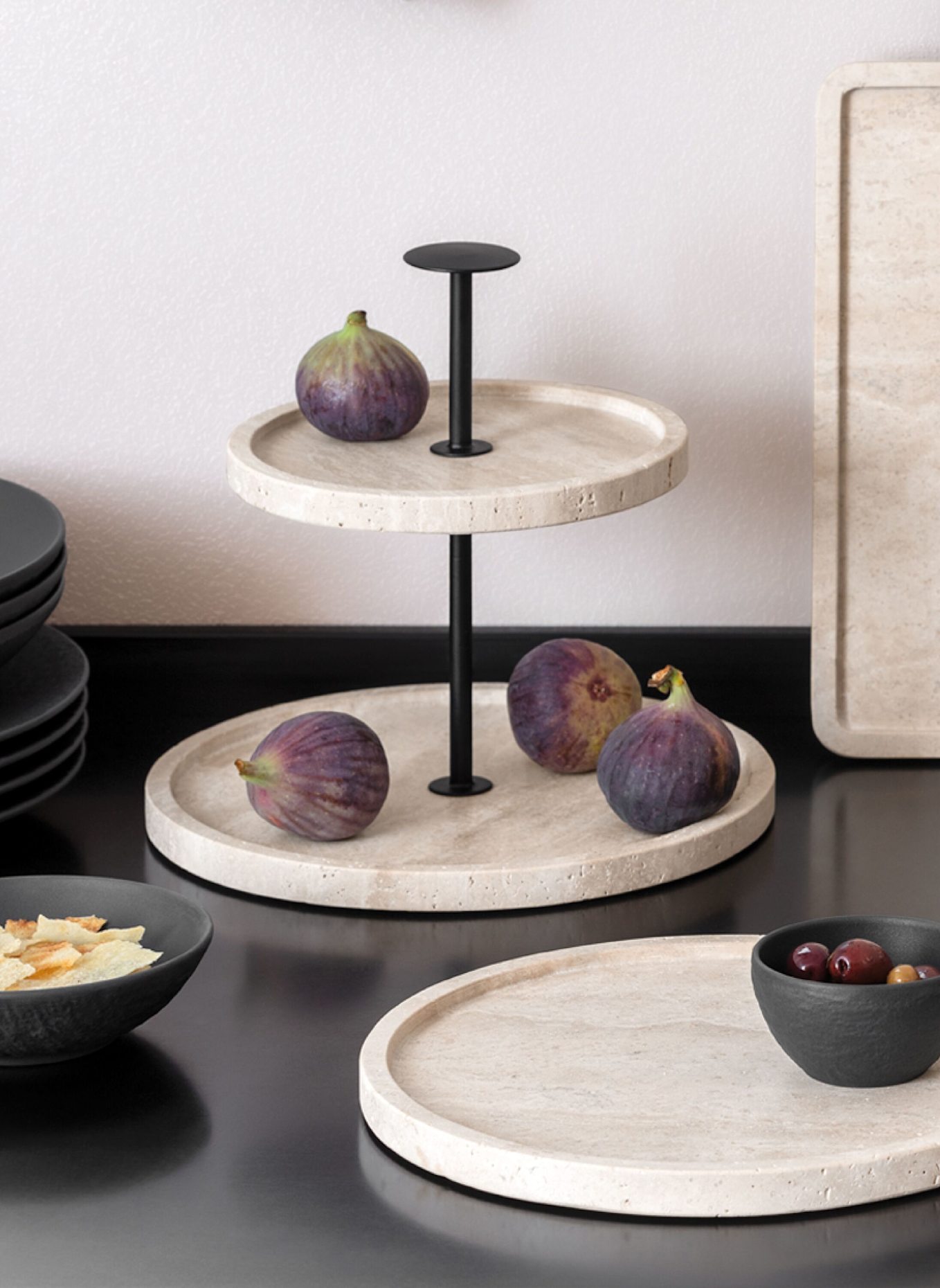 Villeroy & Boch Etagere MANUFACTURE TRAVERTINE: BEIGE