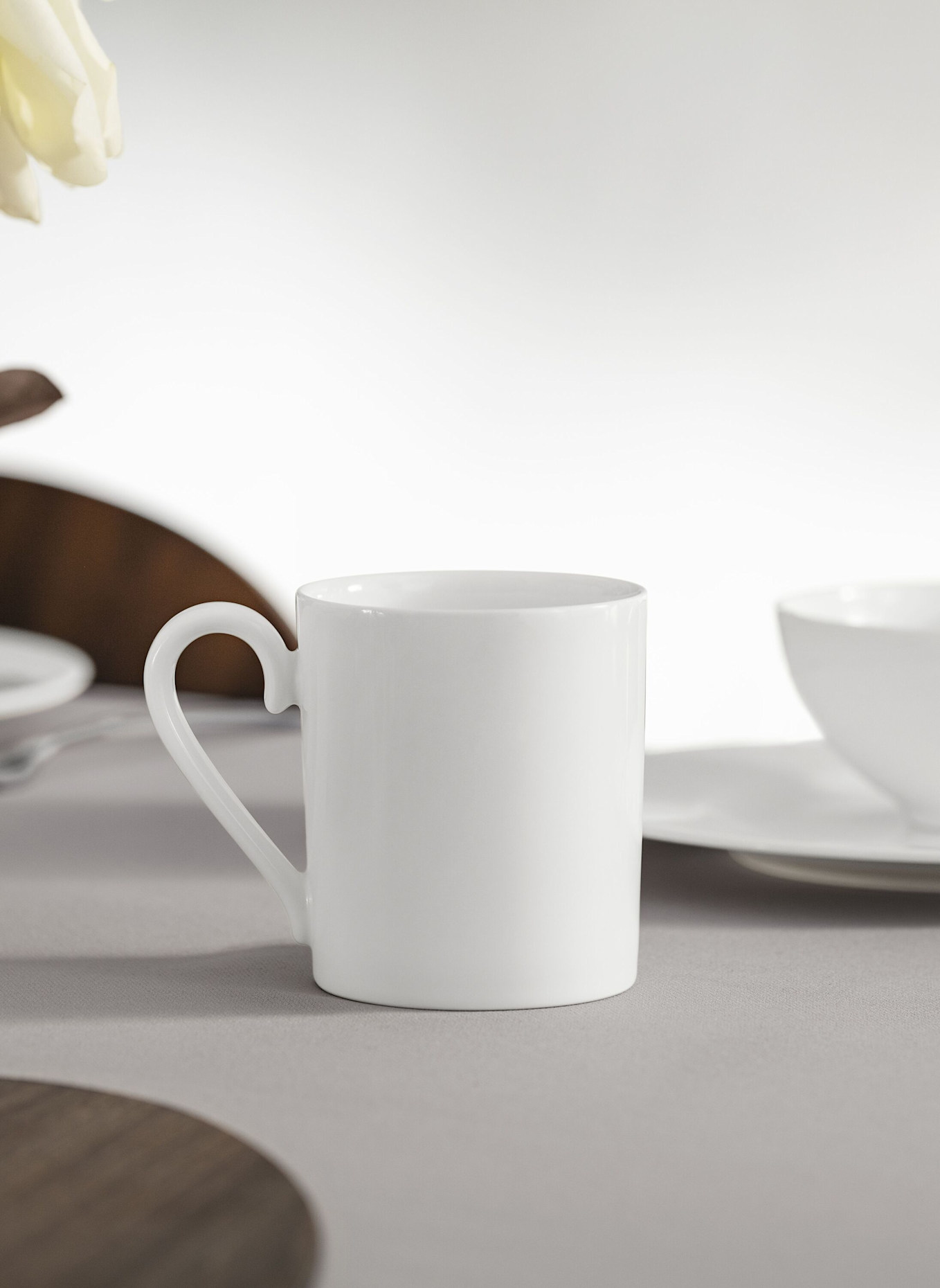 Villeroy & Boch Becher mit Henkel ROYAL: WEISS