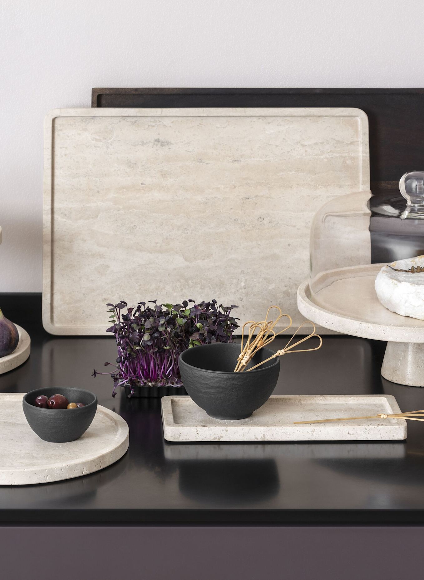 Villeroy & Boch Servierplatte MANUFACTURE TRAVERTINE: BEIGE