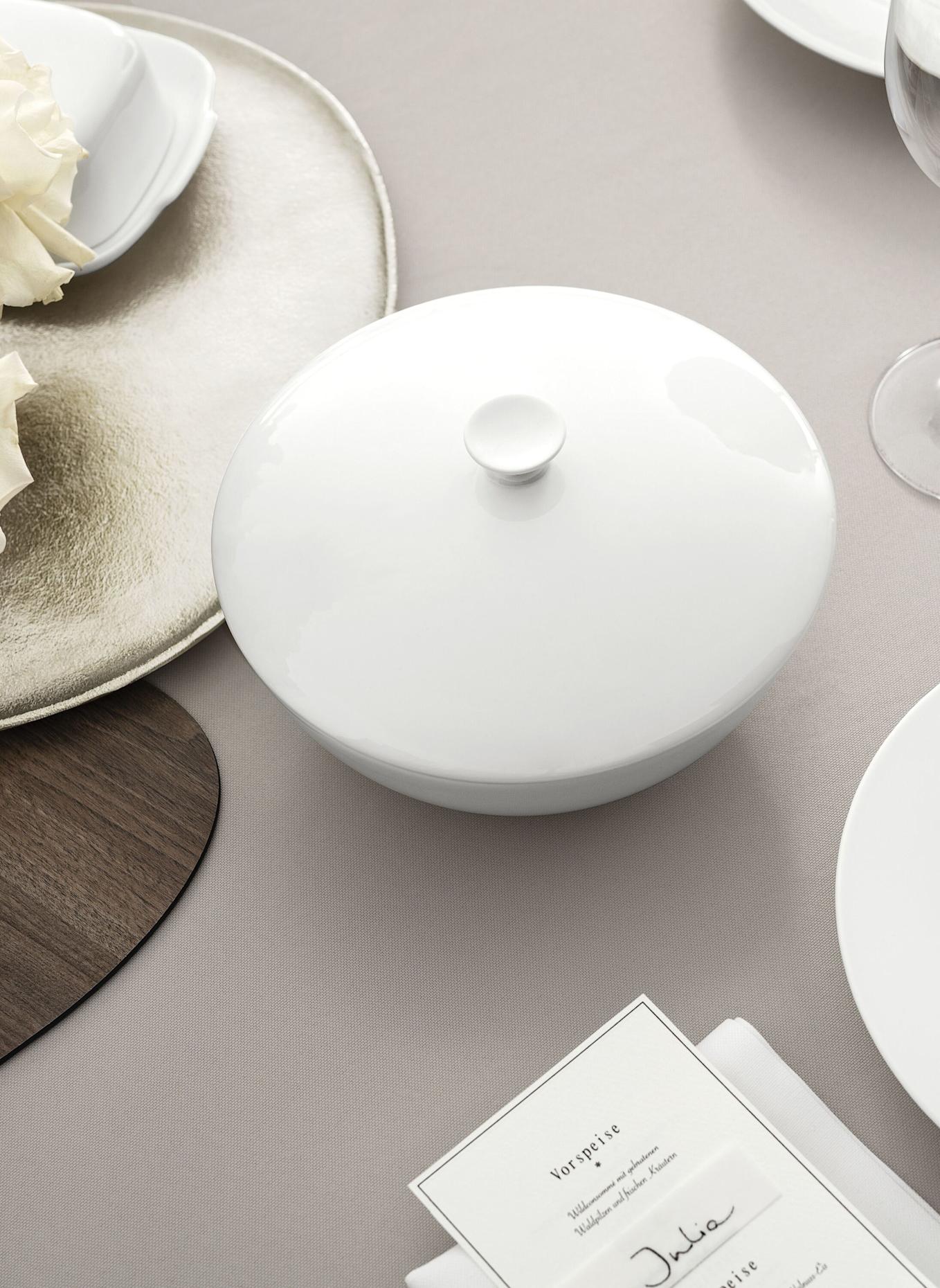 Villeroy & Boch Schüssel mit Deckel ROYAL: WEISS