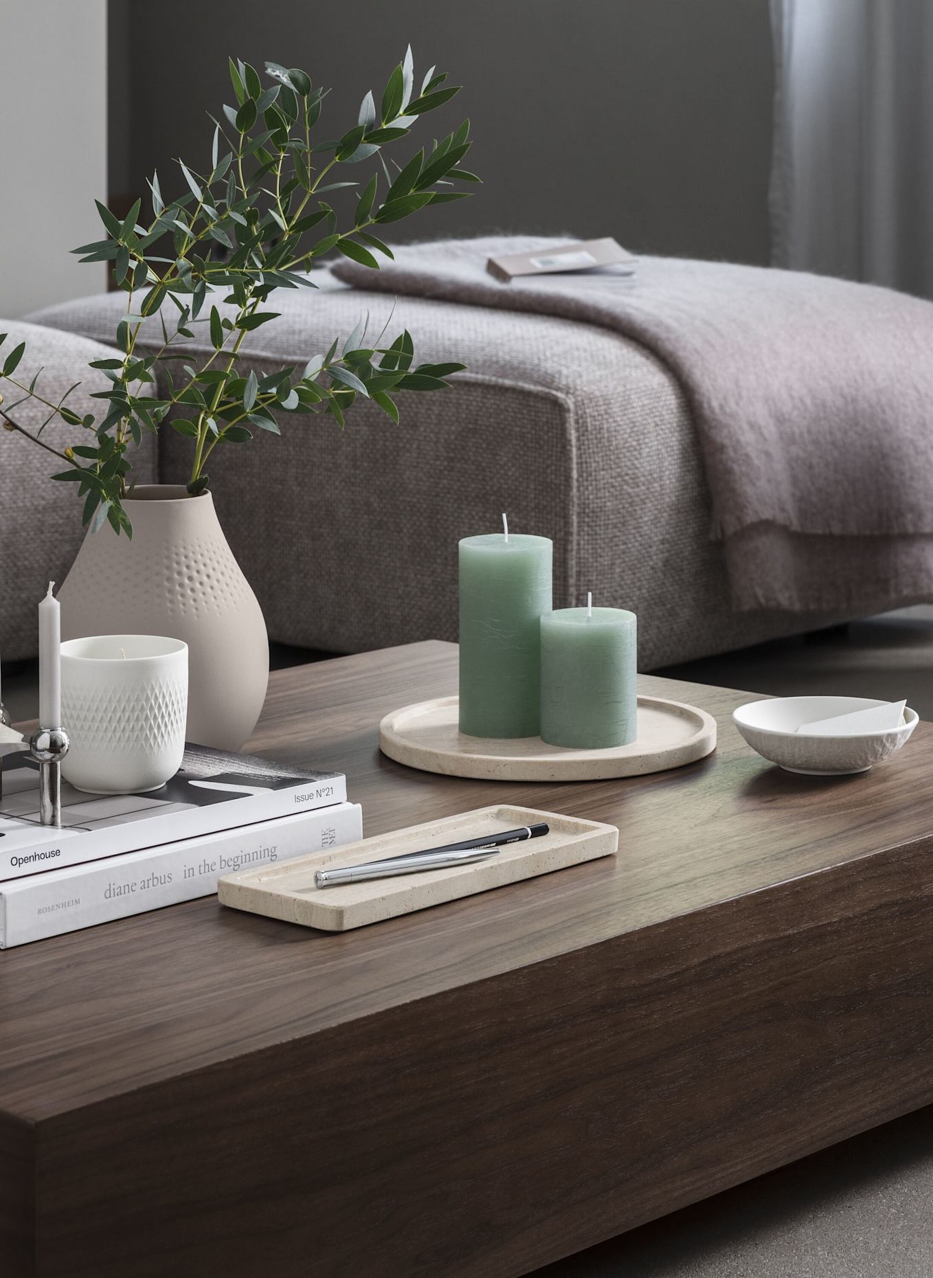 Villeroy & Boch Servierplatte MANUFACTURE TRAVERTINE: BEIGE