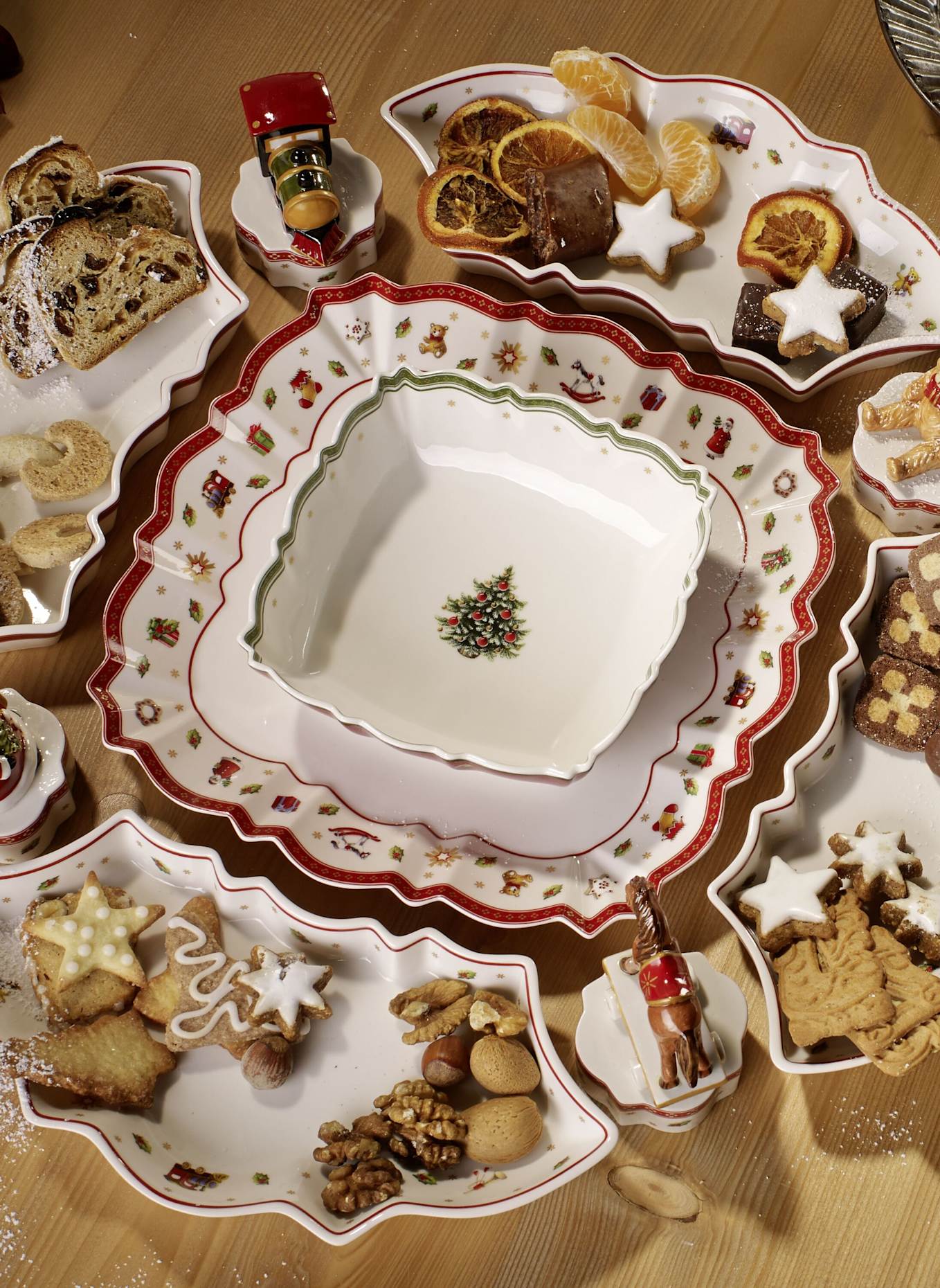 Villeroy & Boch Servierschale TOY'S DELIGHT: ROT/ WEISS