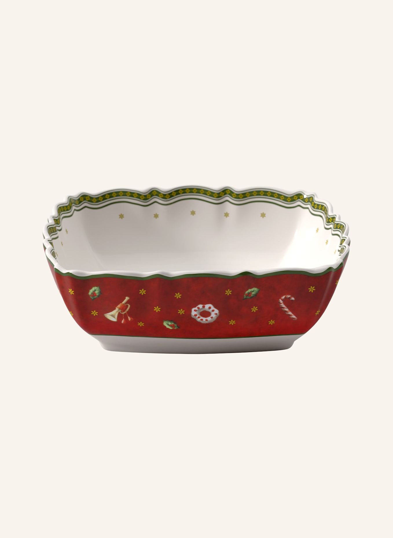 Villeroy & Boch Servierschale TOY'S DELIGHT: ROT/ WEISS