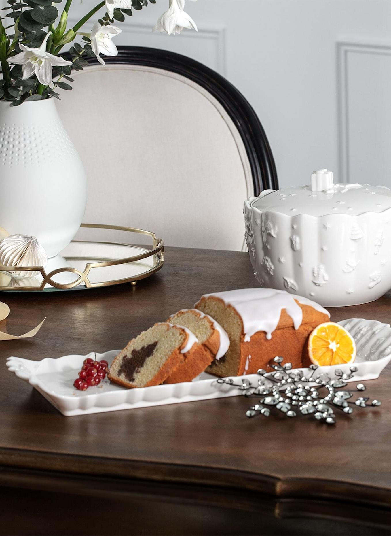 Villeroy & Boch Königskuchenplatte TOY'S DELIGHT ROYAL CLASSIC: WEISS