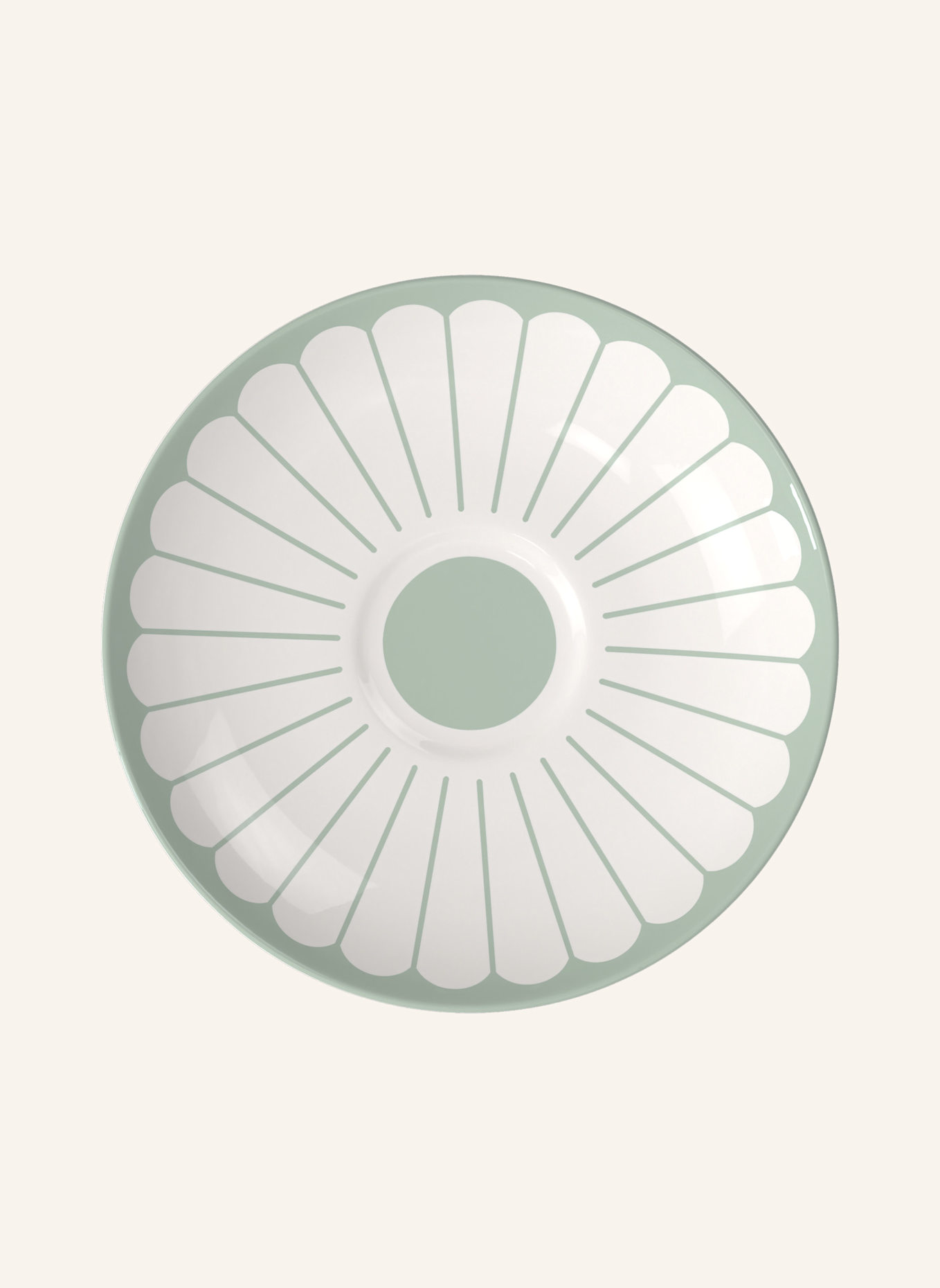 Villeroy & Boch Kaffee-Untertasse FLEUR VERT: GRÜN