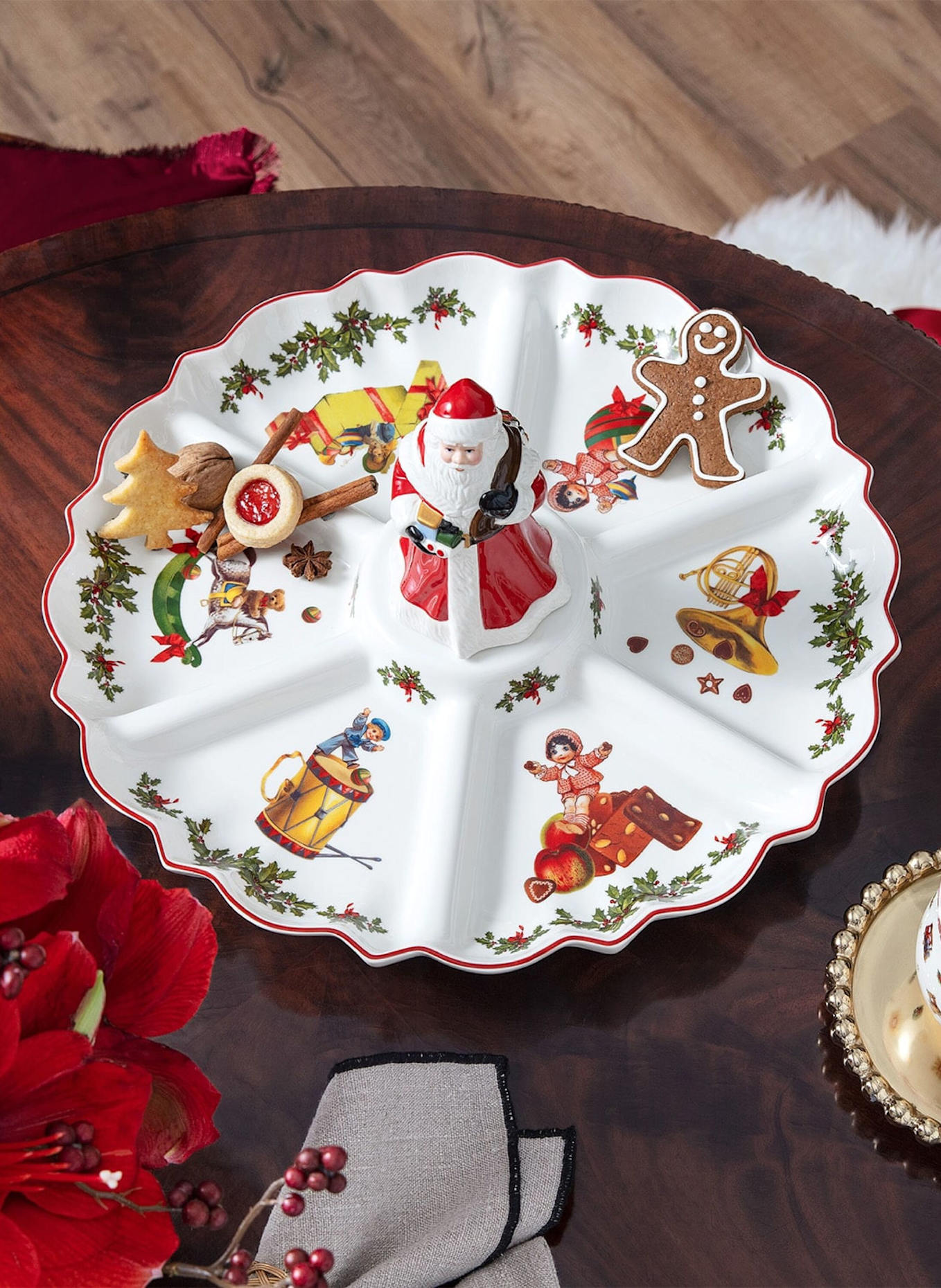 Villeroy & Boch Kabarett Nostalgie TOY'S FANTASY: ROT/ WEISS
