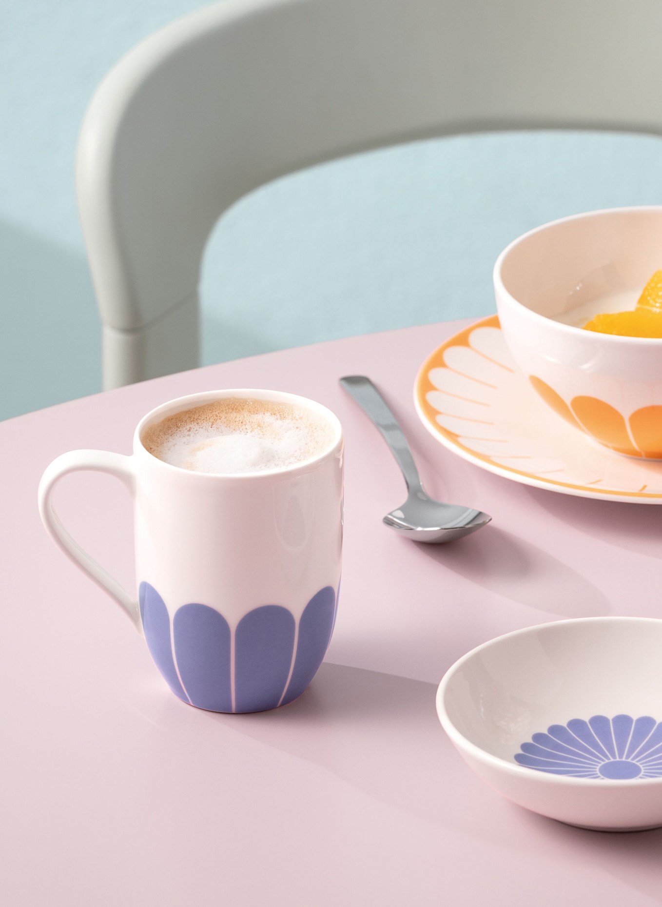 Villeroy & Boch Henkelbecher FLEUR BLEU: BLAU