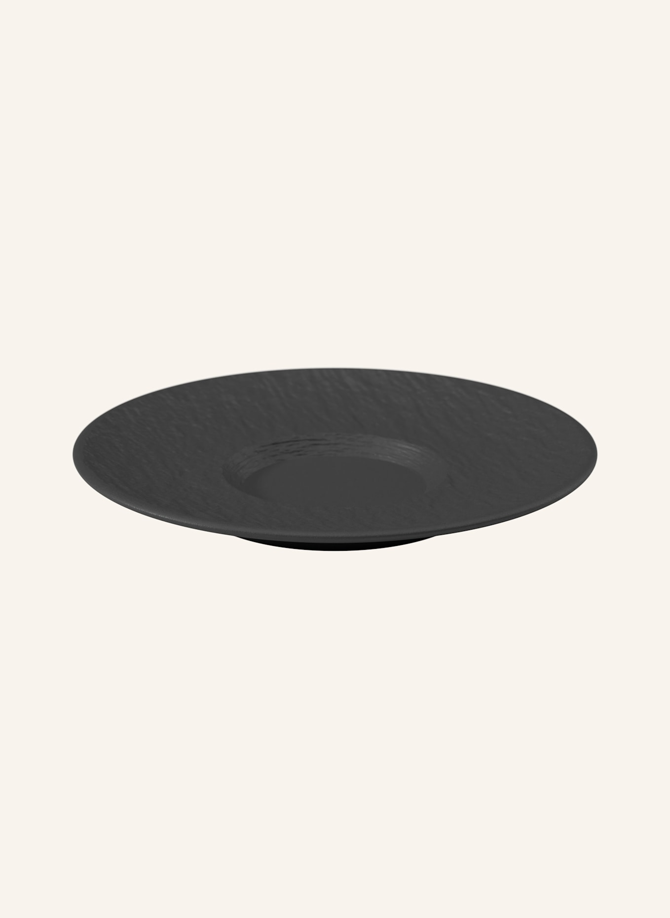 Villeroy & Boch Kaffeeuntertasse MANUFACTURE ROCK: SCHWARZ