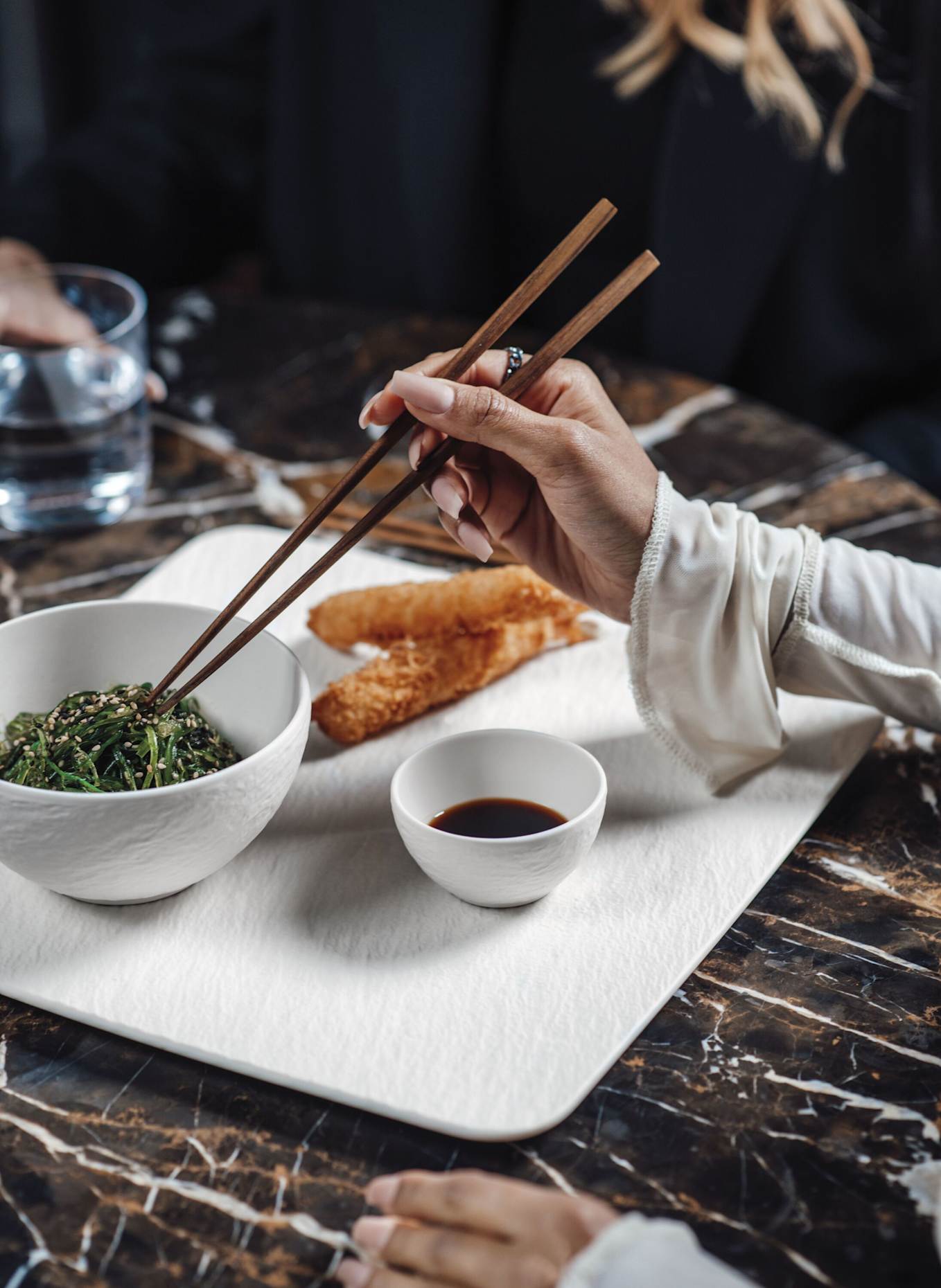 Villeroy & Boch Servierplatte MANUFACTURE ROCK: WEISS