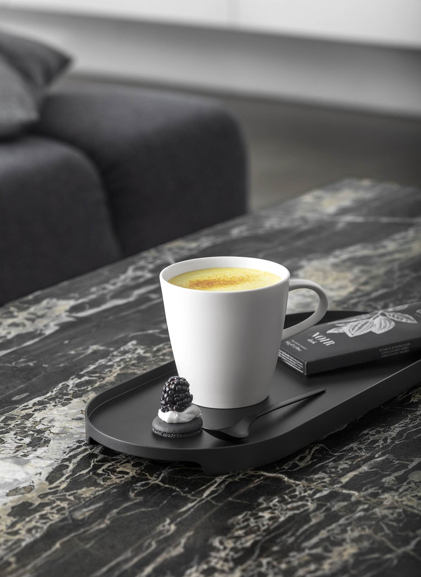 Villeroy & Boch Becher mit Henkel MANUFACTURE ROCK BLANC: WEISS