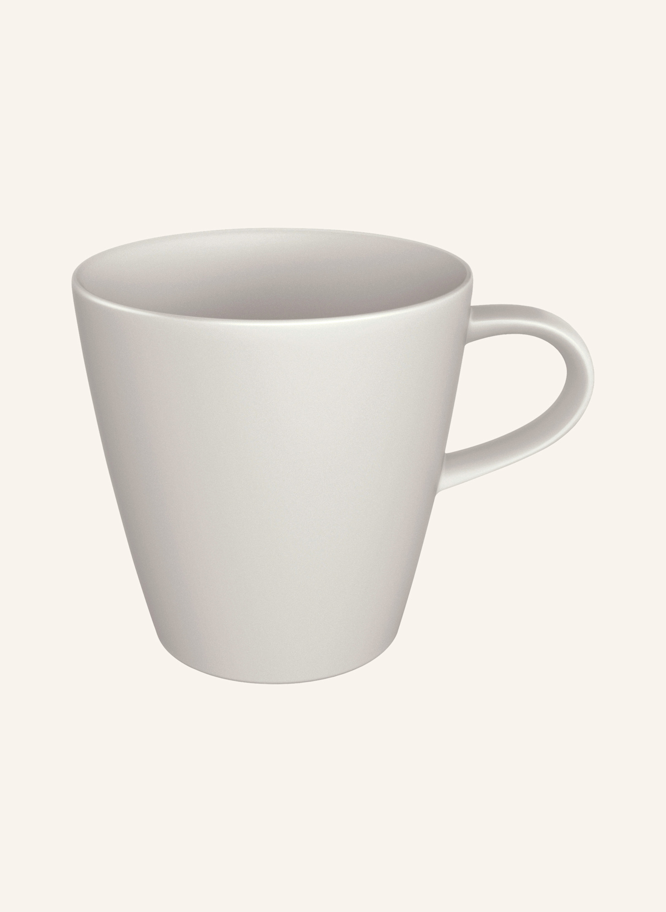 Villeroy & Boch Becher mit Henkel MANUFACTURE ROCK BLANC: WEISS