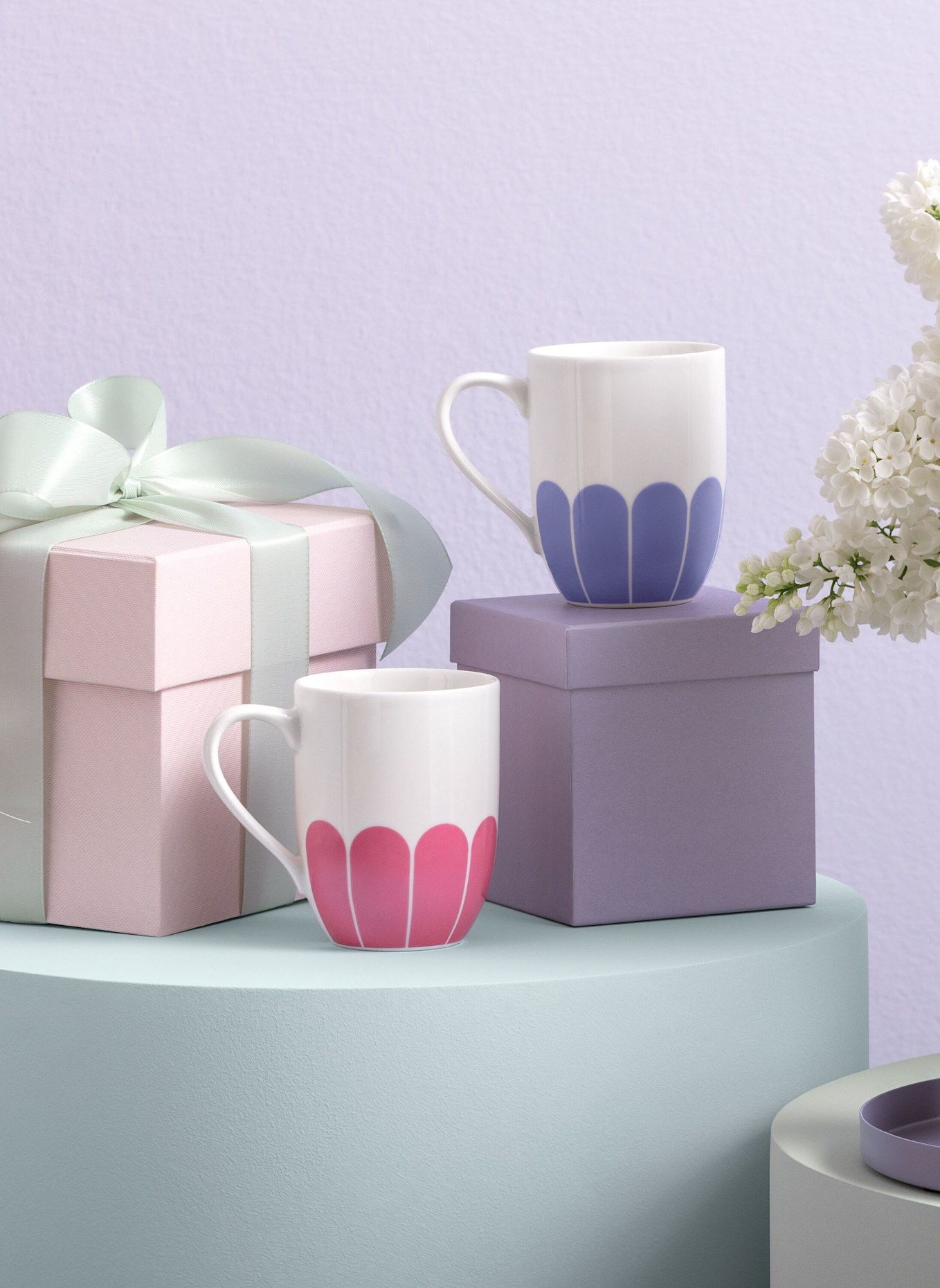 Villeroy & Boch Henkelbecher FLEUR CASSIS: PINK