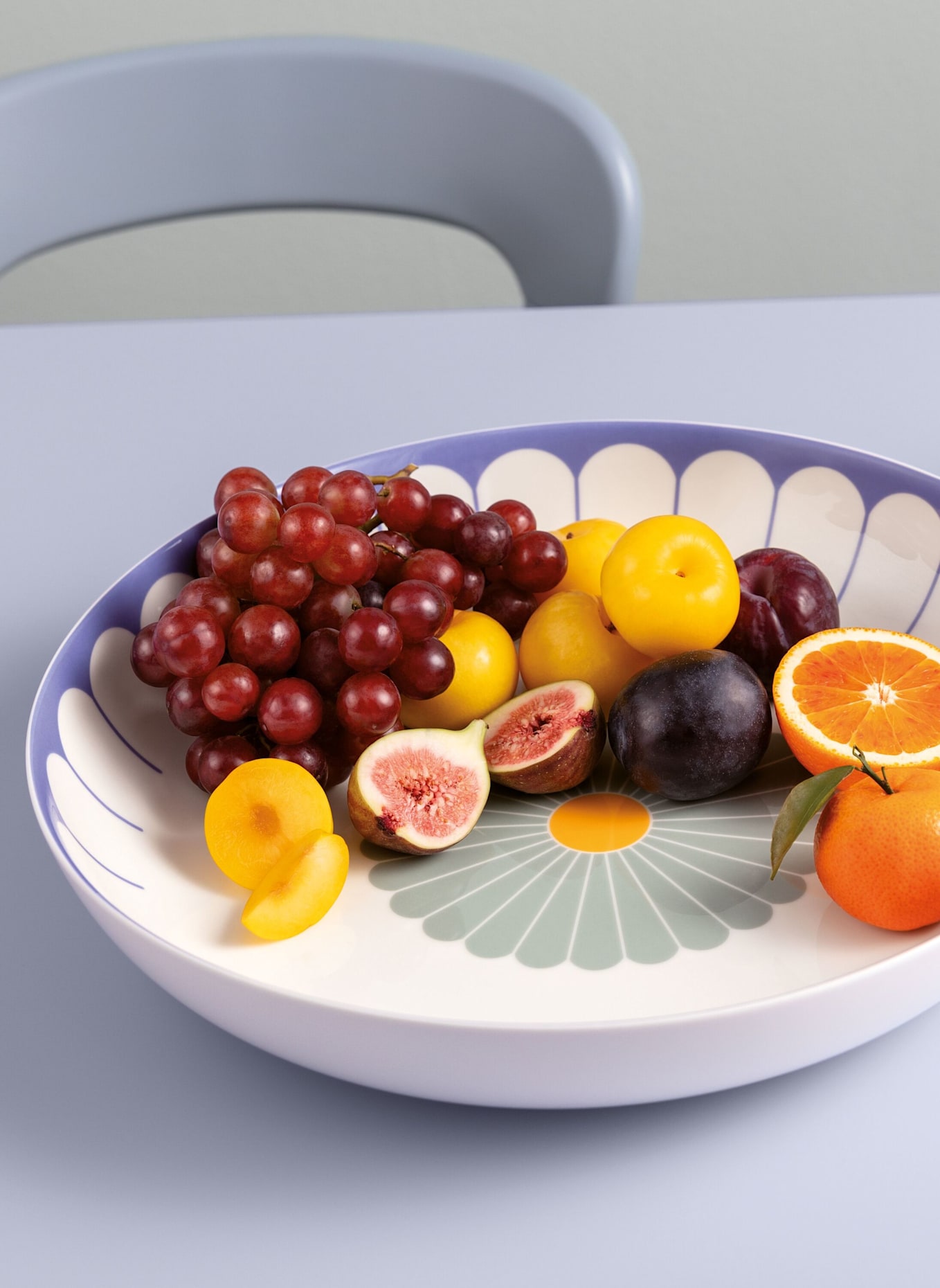 Villeroy & Boch Salat-/Servierschüssel FLEUR COULEUR: GELB/ GRÜN/ BLAU/ ROT