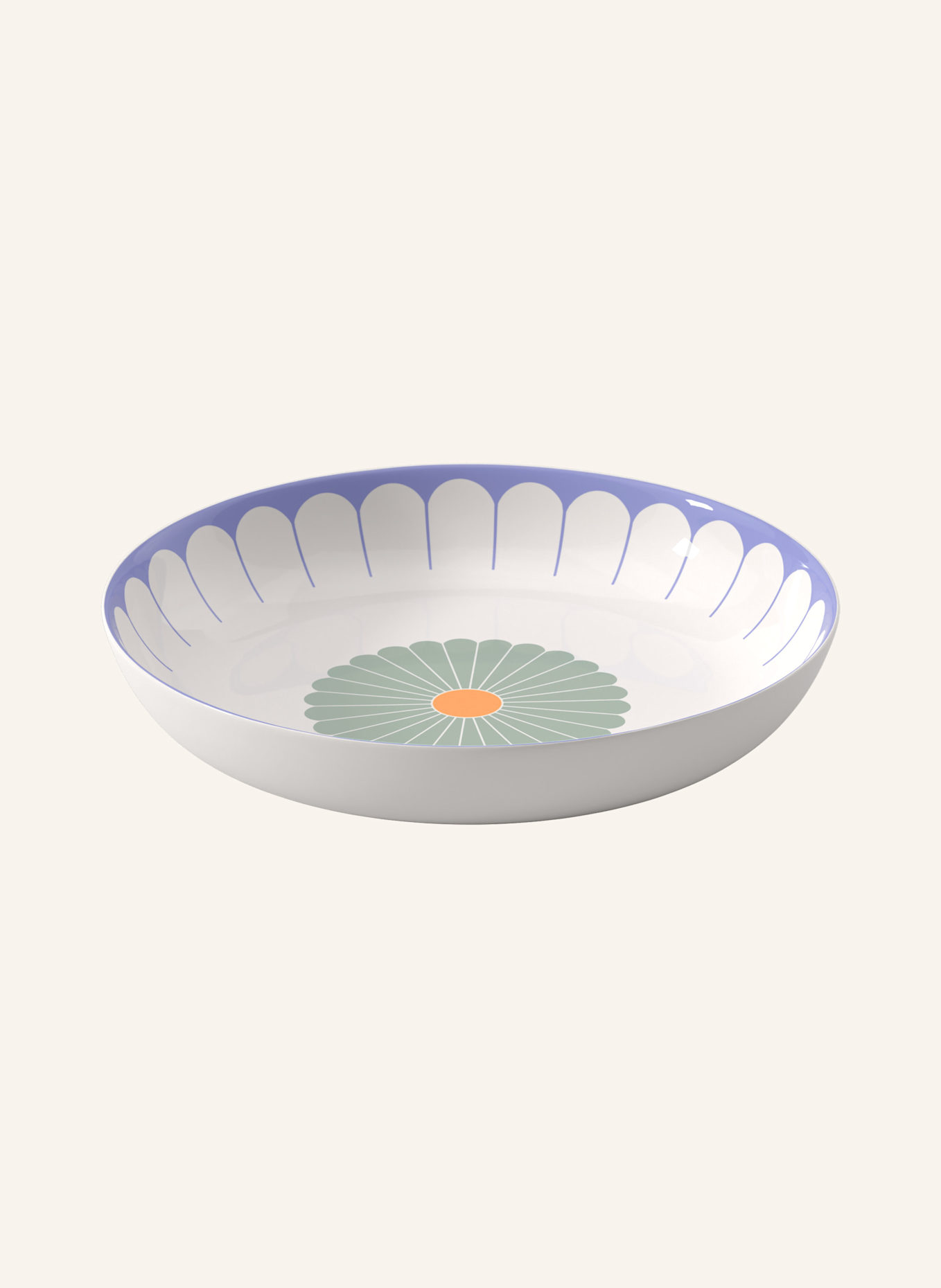 Villeroy & Boch Salat-/Servierschüssel FLEUR COULEUR: GELB/ GRÜN/ BLAU/ ROT