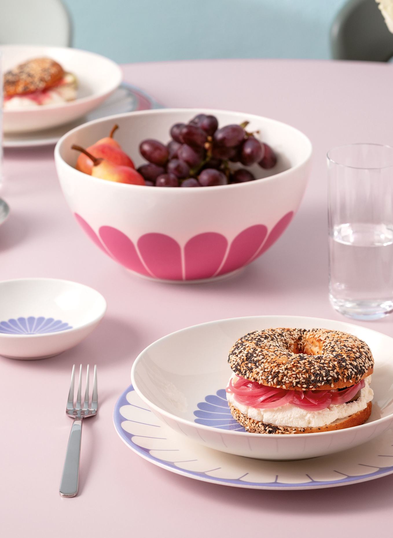 Villeroy & Boch Salat-/Servierschüssel FLEUR COULEUR: GELB/ GRÜN/ BLAU/ ROT