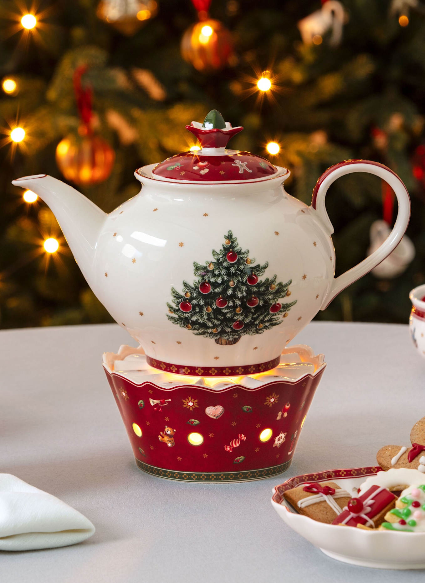 Villeroy & Boch Stövchen TOY'S DELIGHT: GELB/ GRÜN/ BLAU/ ROT