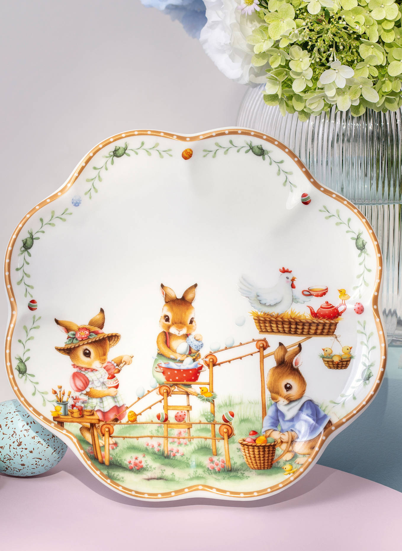 Villeroy & Boch Jahresteller 2026 ANNUAL EASTER EDITION: GELB/ GRÜN/ BLAU/ ROT