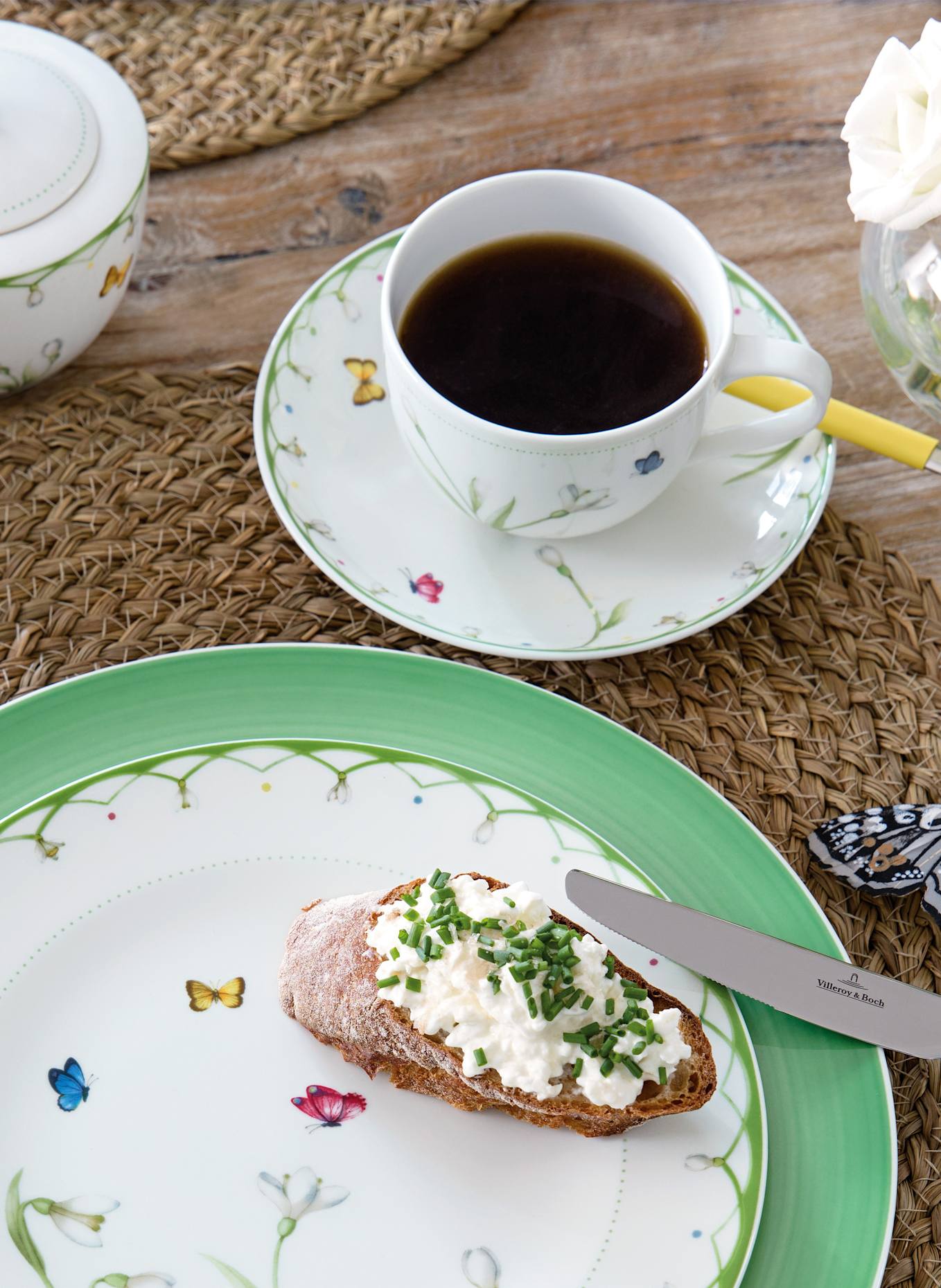 Villeroy & Boch Kaffeeuntertasse COLOURFUL SPRING: GRÜN