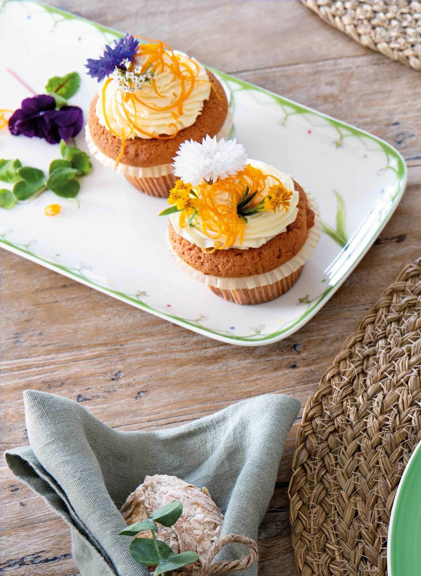 Villeroy & Boch Kuchenplatte rechteckig COLOURFUL SPRING: GRÜN