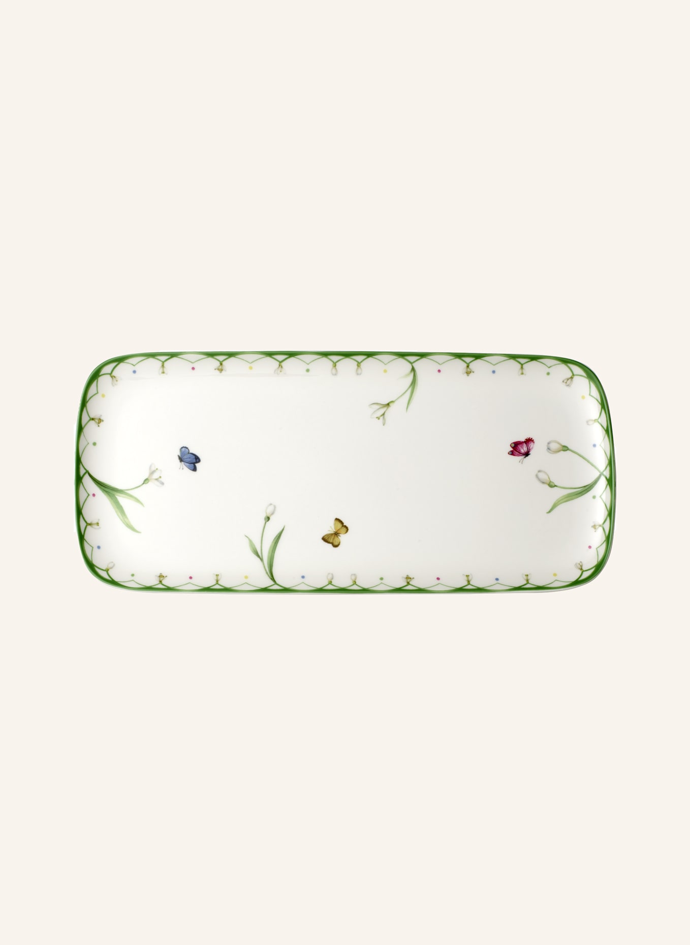 Villeroy & Boch Kuchenplatte rechteckig COLOURFUL SPRING: GRÜN