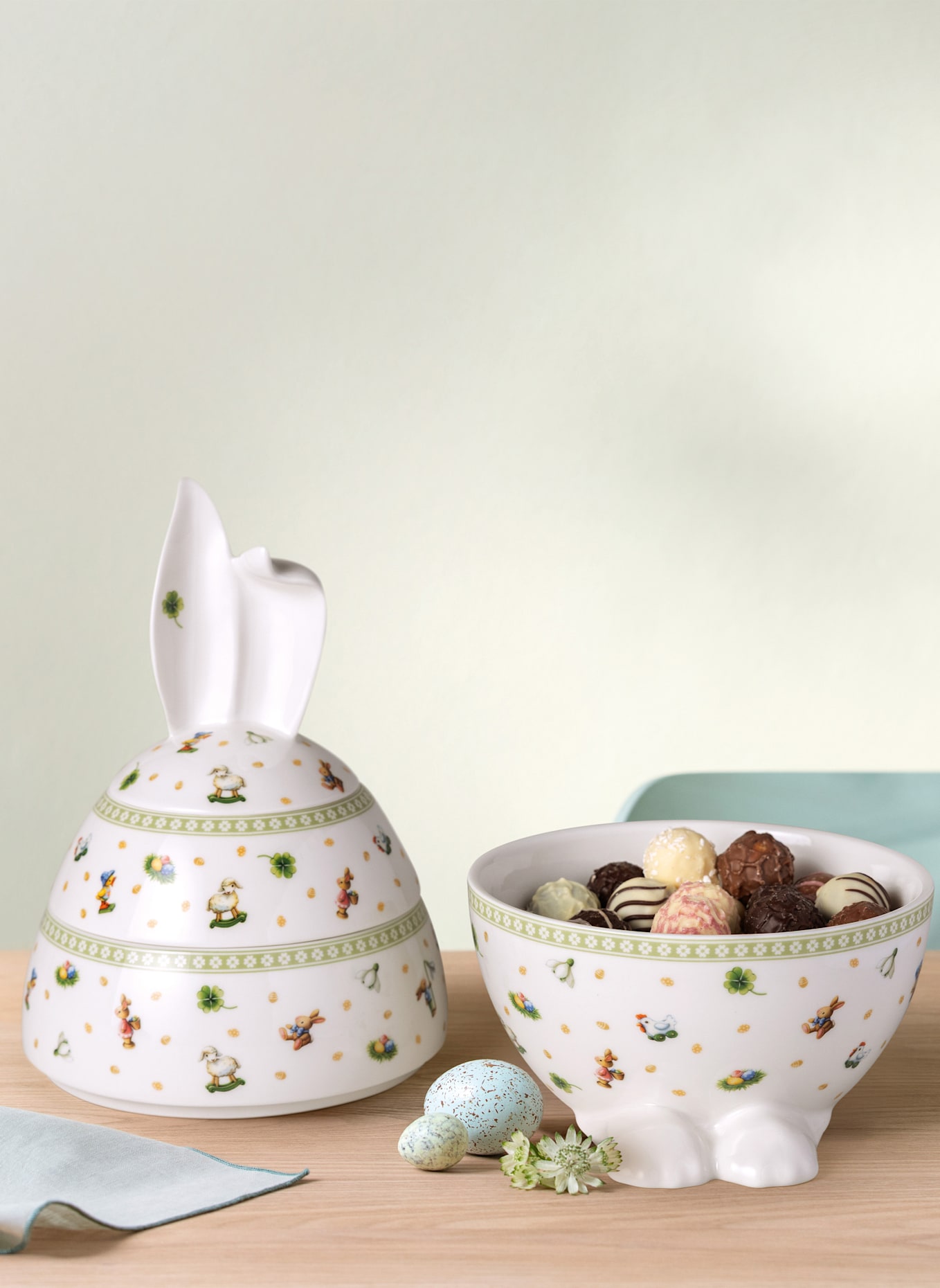 Villeroy & Boch Dose rund, Ei EASTER DELIGHT: GRÜN