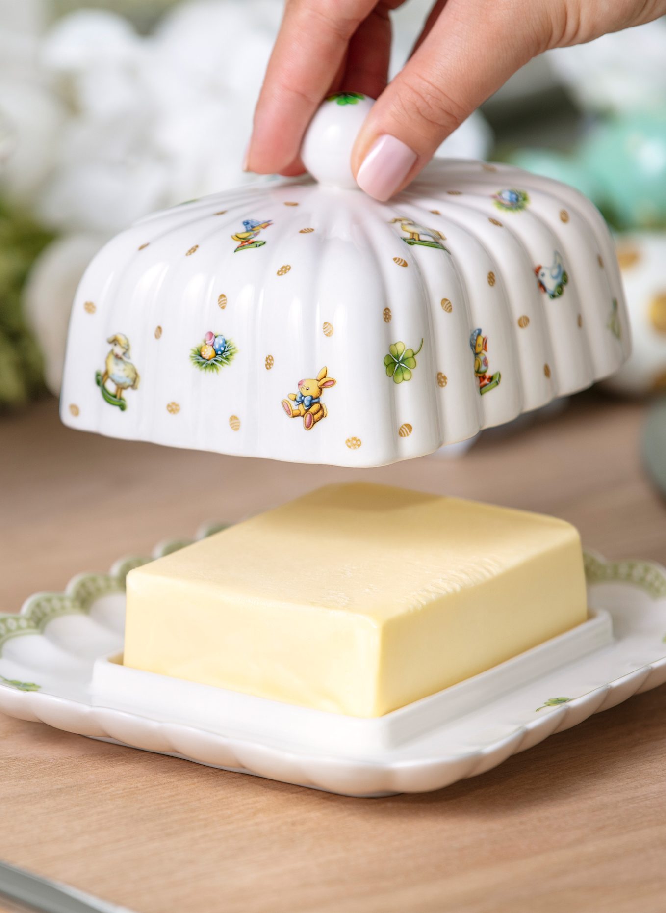 Villeroy & Boch Butterdose EASTER DELIGHT: GRÜN